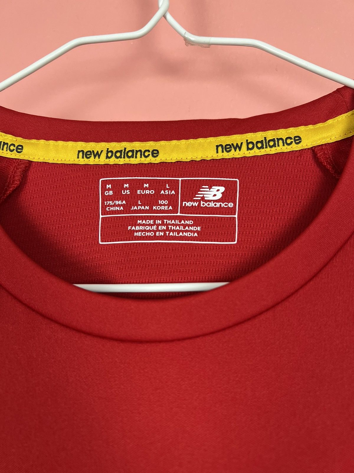 New Balance Liverpool new balance soccer jersey red Size US M / EU 48-50 / 2 - 4 Thumbnail