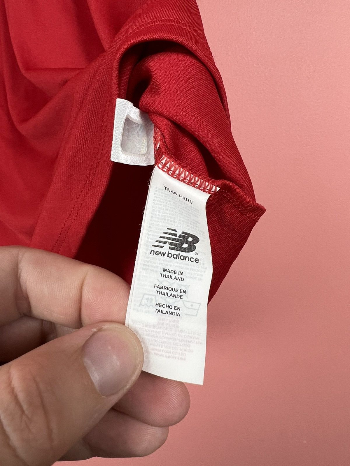 New Balance Liverpool new balance soccer jersey red Size US M / EU 48-50 / 2 - 6 Thumbnail