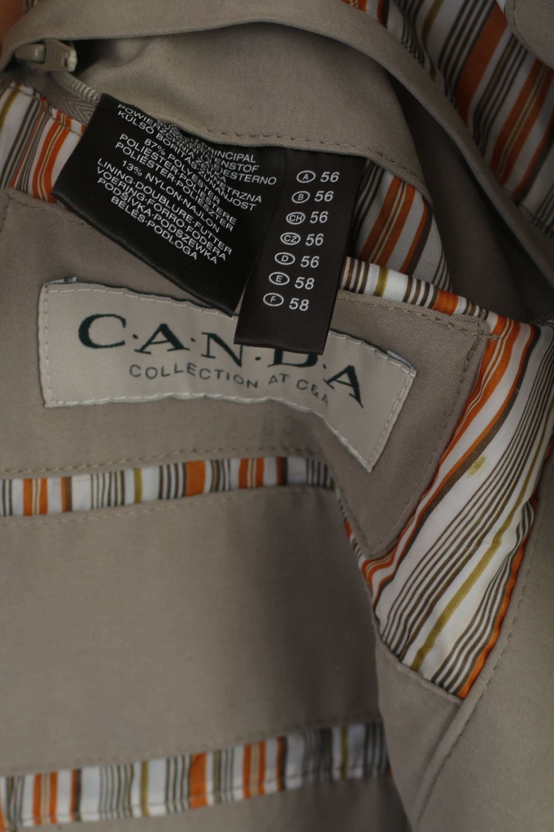 C&A Canada by C&A Men 56 XL Vest Gray Classic Micro 3893 Size US XL / EU 56 / 4 - 6 Thumbnail