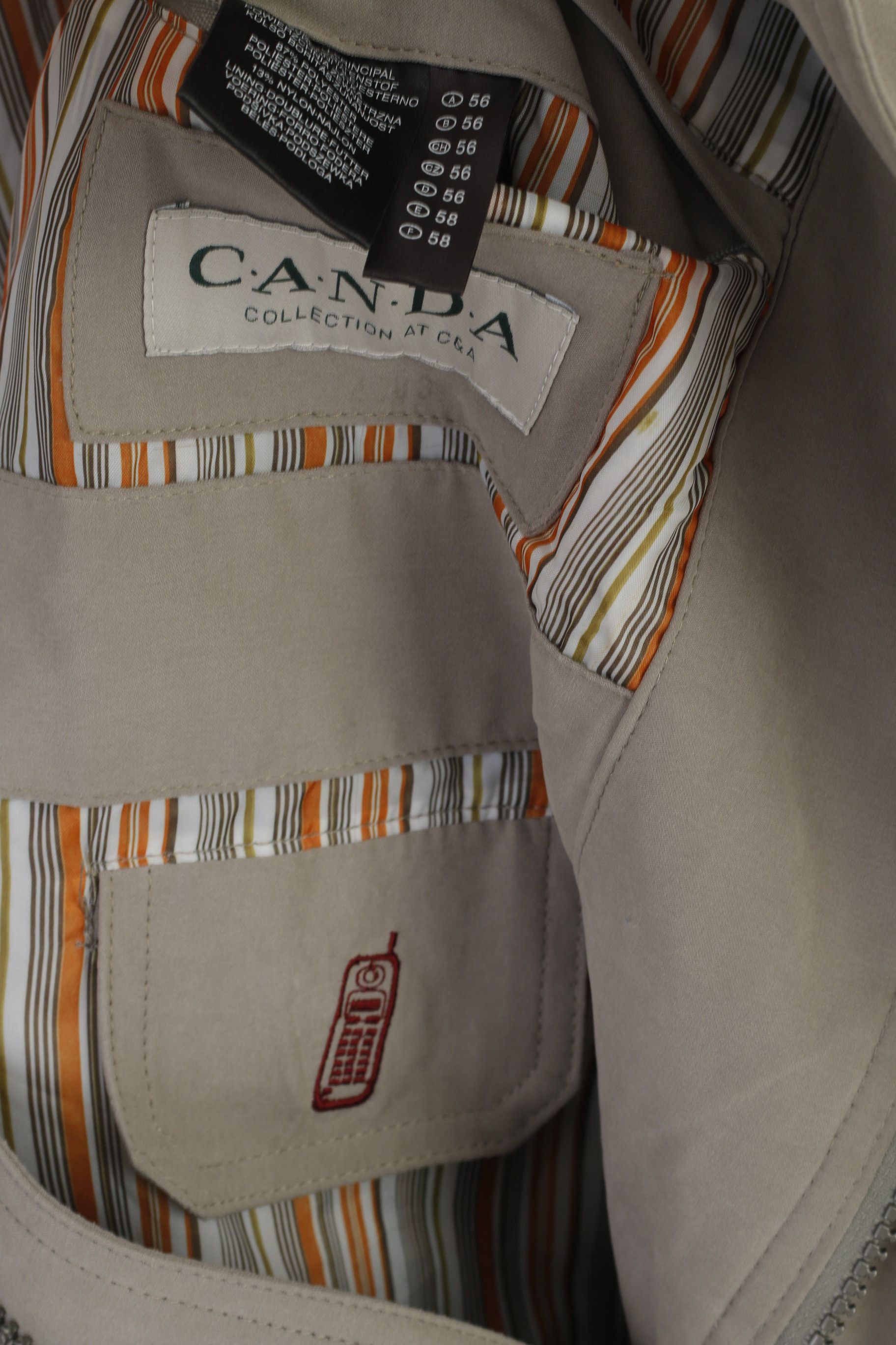 C&A Canada by C&A Men 56 XL Vest Gray Classic Micro 3893 Size US XL / EU 56 / 4 - 7 Thumbnail