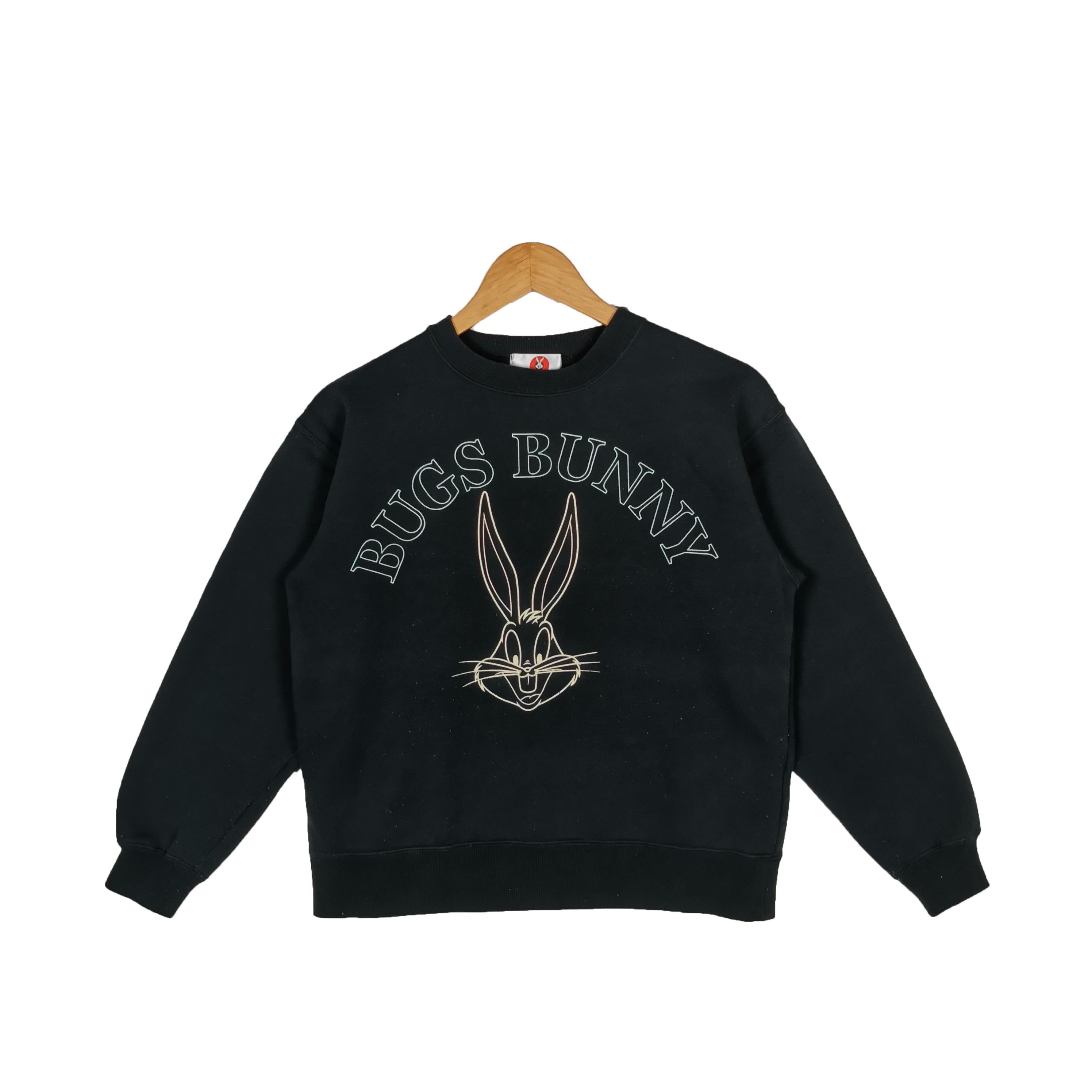 Vintage × Warner Bros Vintage Looney Tunes Sweatshirt Bug Bunny Sweater BS1718. Size US M / EU 48-50 / 2 - 1 Thumbnail