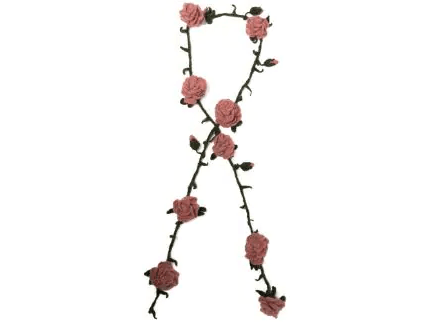 Undercover Knitted Rose Scarf Size ONE SIZE - 1 Thumbnail