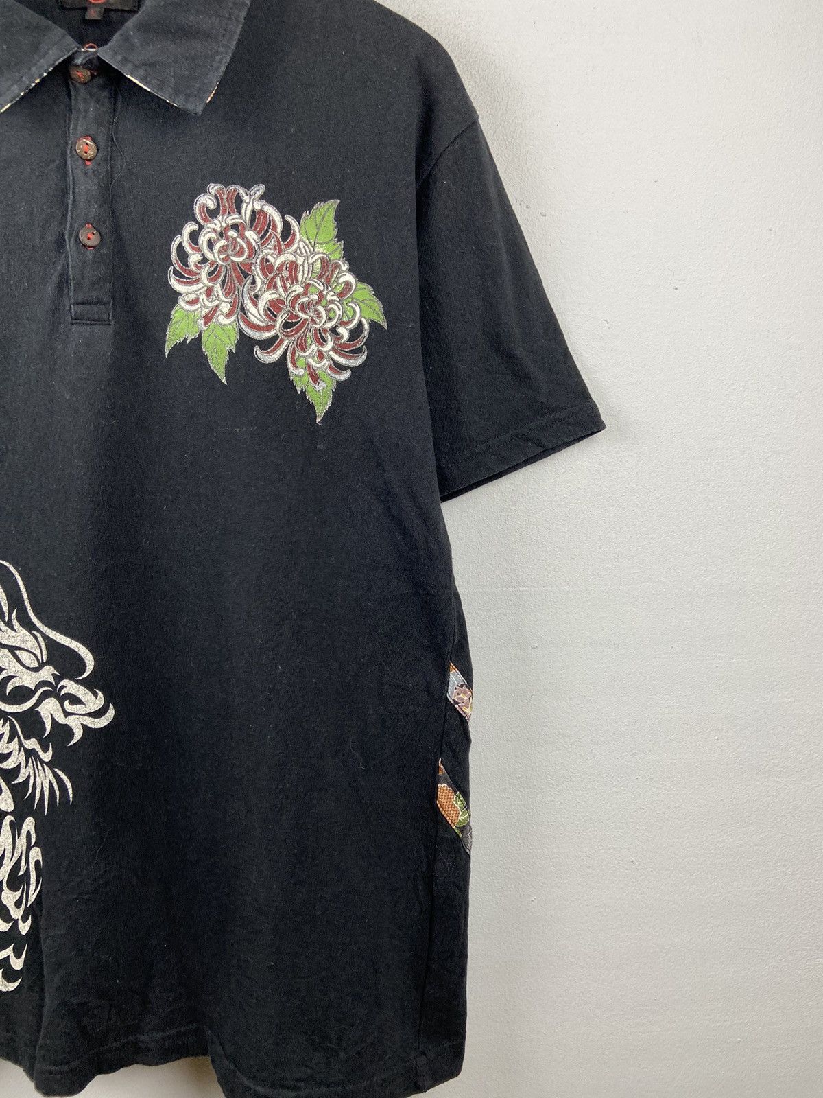 Vintage Bullet Noise Sukajan Polo Shirt Size US L / EU 52-54 / 3 - 5 Thumbnail