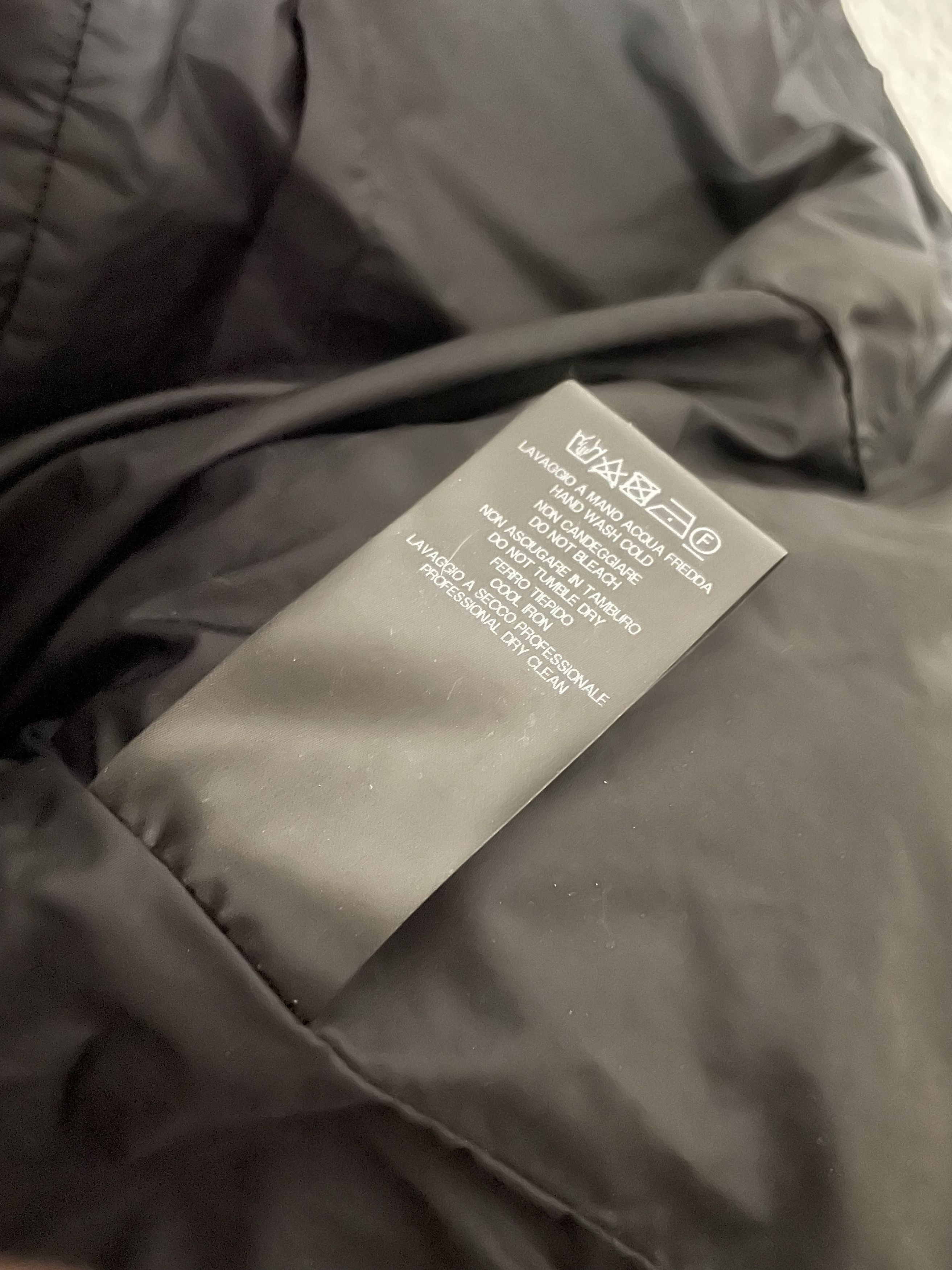 Raf Simons Black Oversized Quilted Short Padded Shirting Jacket Size US M / EU 48-50 / 2 - 10 Thumbnail