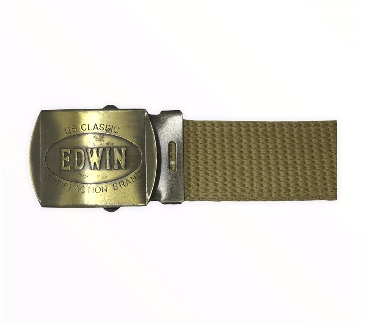 Edwin Edwin Big Logo Canvas Buckle Belt Size ONE SIZE - 3 Thumbnail