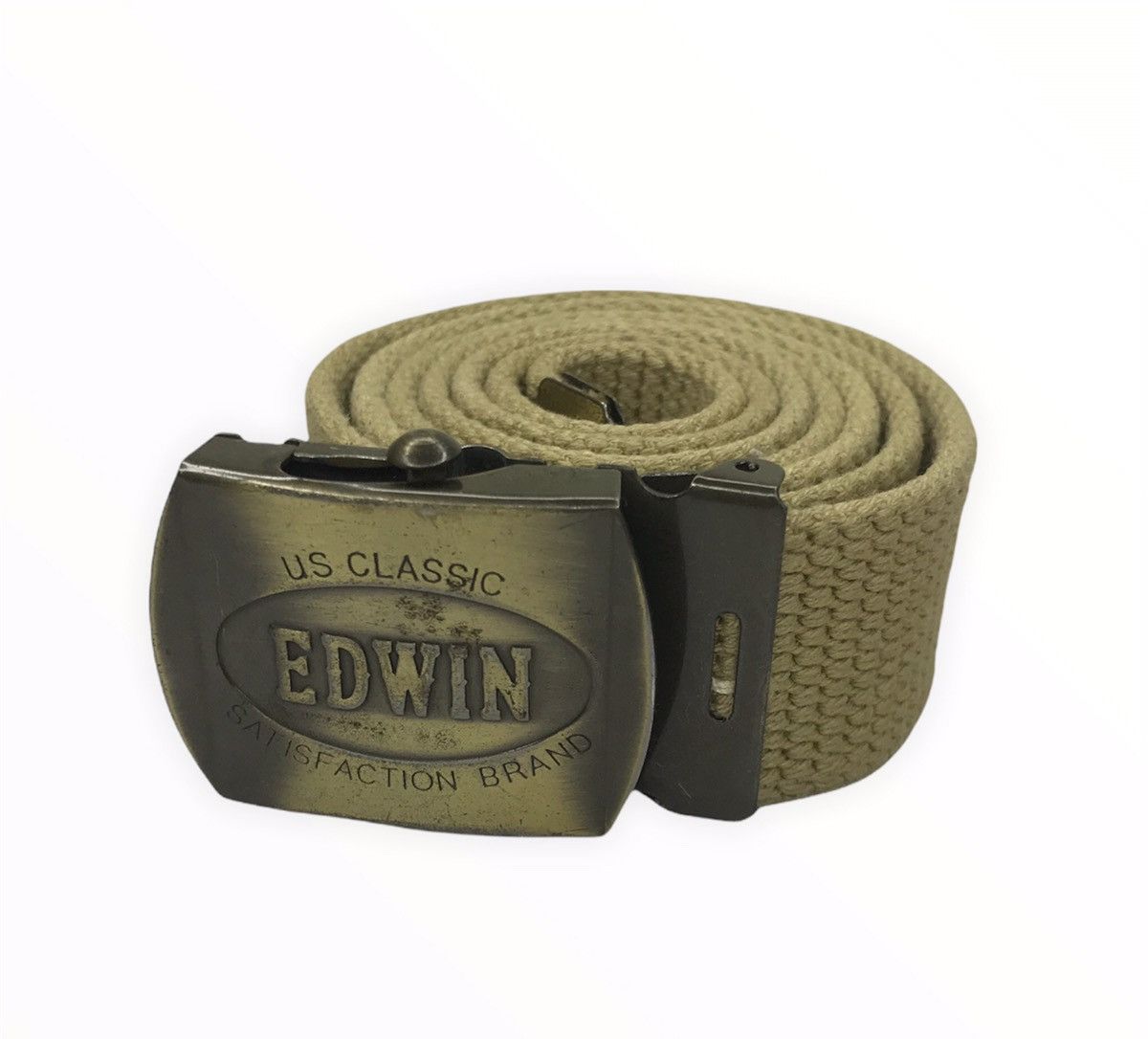 Edwin Edwin Big Logo Canvas Buckle Belt Size ONE SIZE - 2 Thumbnail