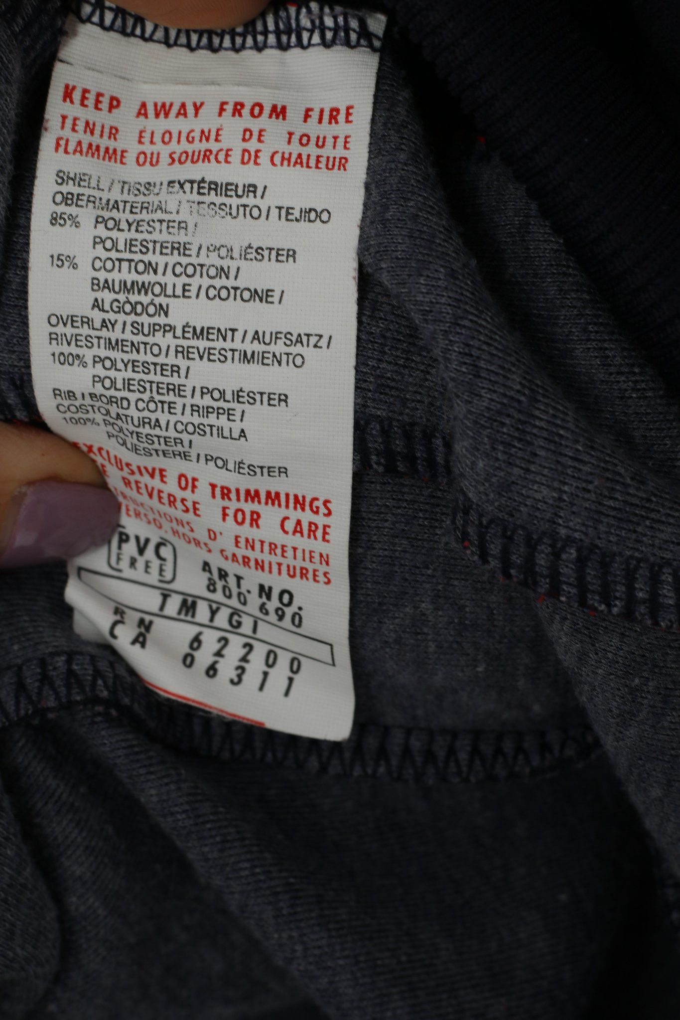 Puma × Vintage Puma Men M Sweatshirt Navy Vintage Training 0634 Size US M / EU 48-50 / 2 - 5 Thumbnail