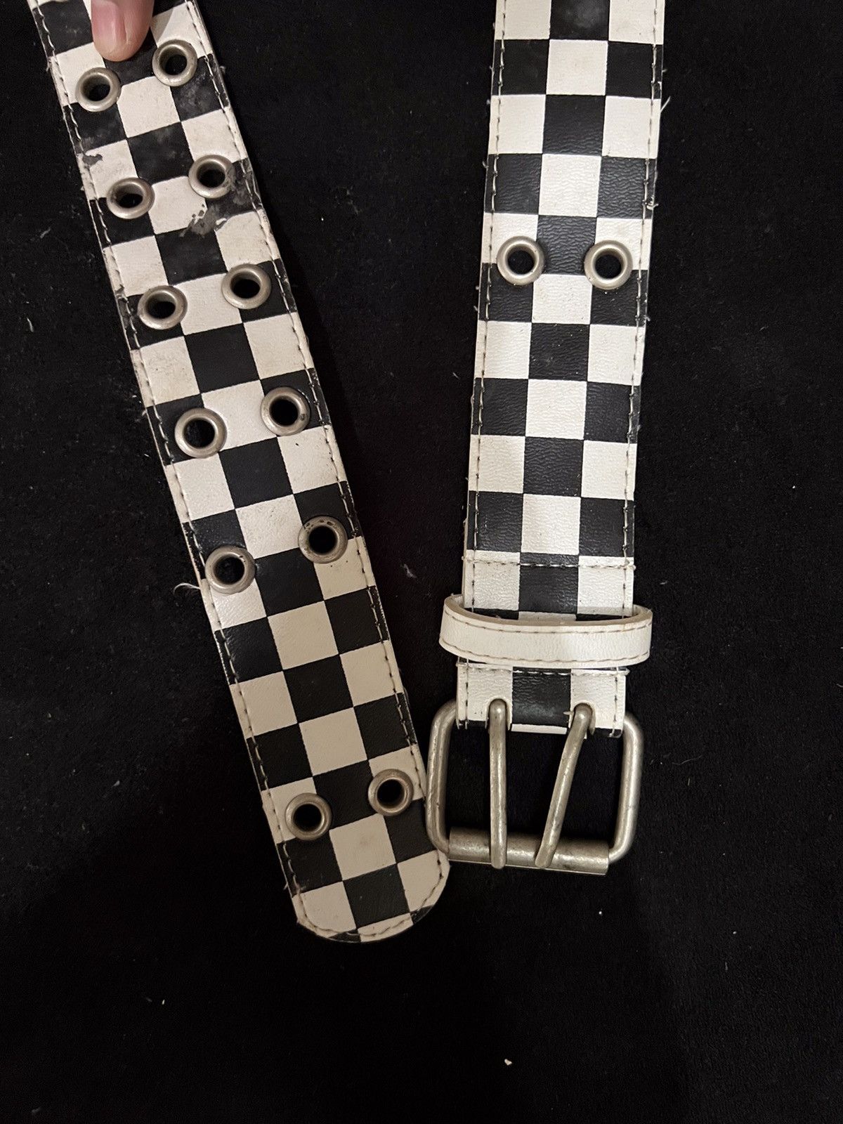 Other Japanese Brand Checked Plaid Tartan Buckle Belt Size ONE SIZE - 4 Thumbnail