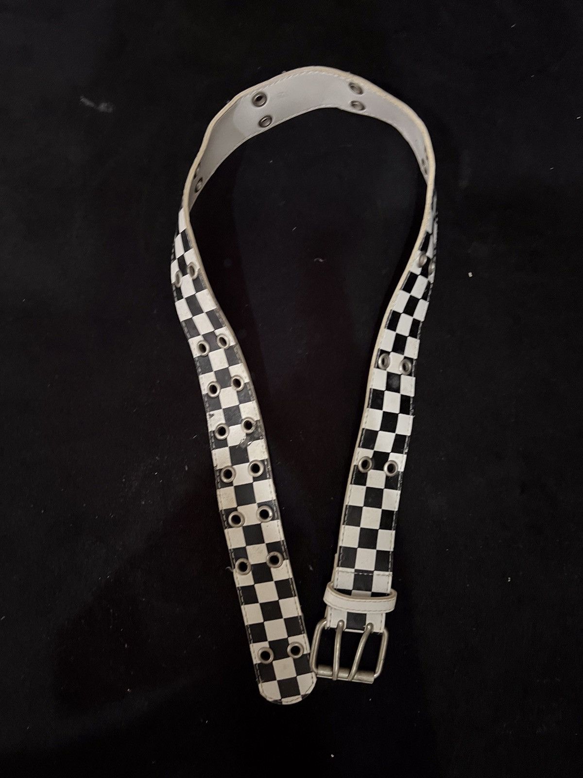 Other Japanese Brand Checked Plaid Tartan Buckle Belt Size ONE SIZE - 5 Thumbnail