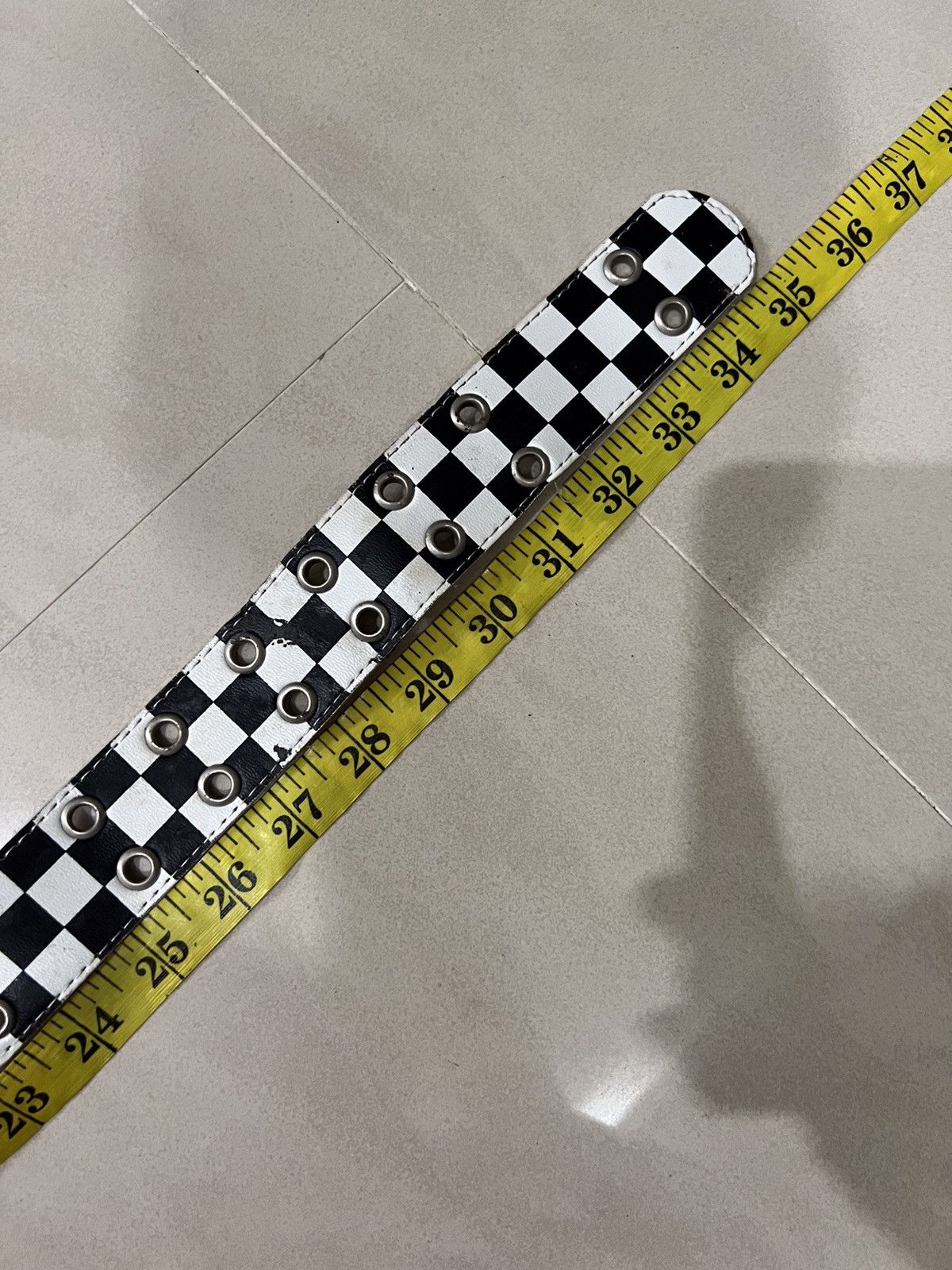 Other Japanese Brand Checked Plaid Tartan Buckle Belt Size ONE SIZE - 7 Thumbnail