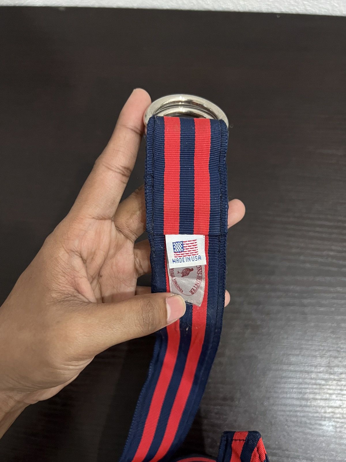 Other Made In USA Stripe Design Canvas Belt Size ONE SIZE - 4 Thumbnail