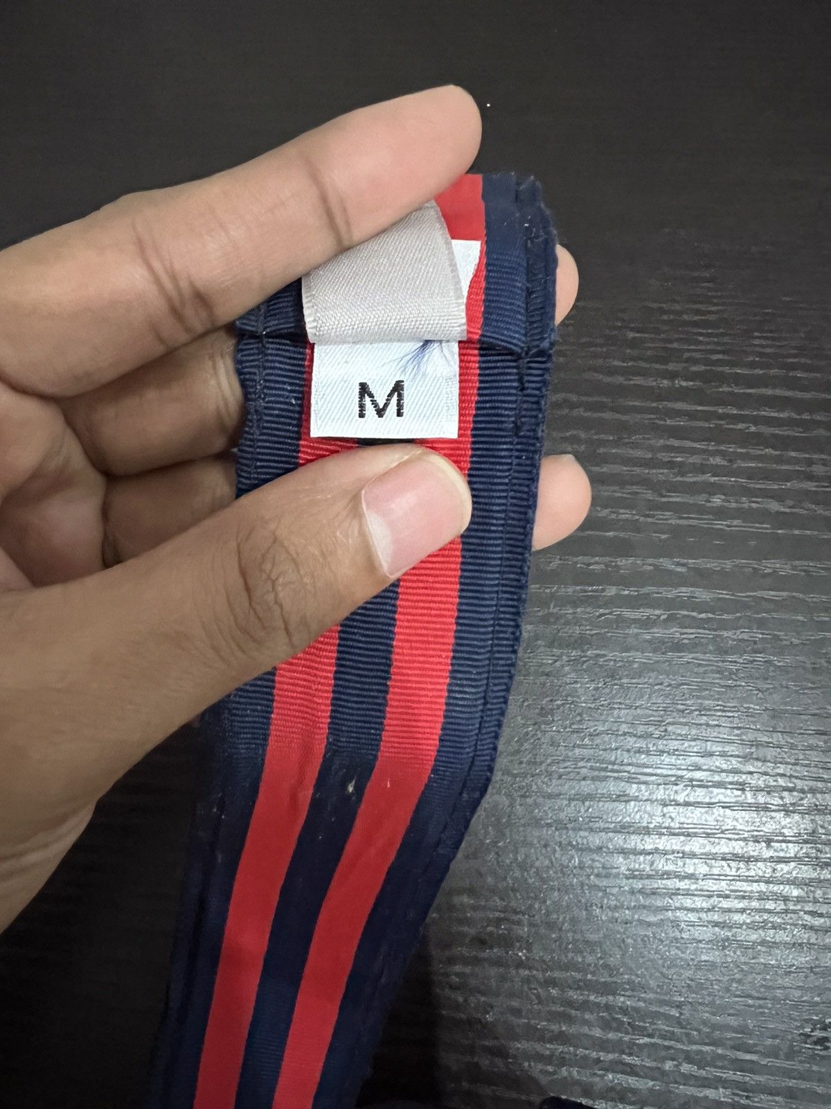 Other Made In USA Stripe Design Canvas Belt Size ONE SIZE - 7 Thumbnail