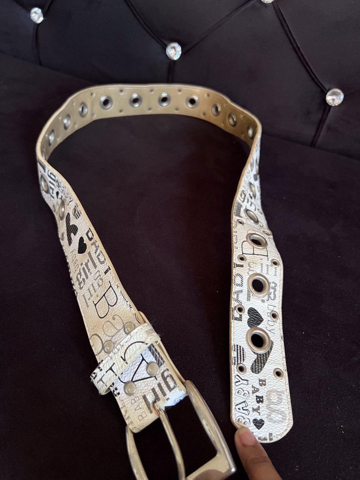 Seditionaries Baby Girl Spellout Seditionaries Buckle Belt Size ONE SIZE - 8 Thumbnail