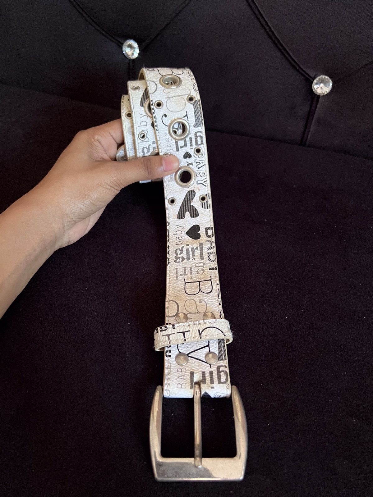Seditionaries Baby Girl Spellout Seditionaries Buckle Belt Size ONE SIZE - 2 Thumbnail
