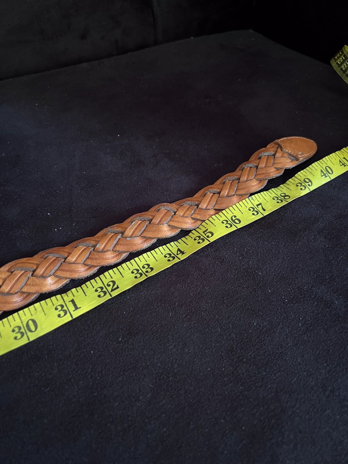 Leather Unbrand Braided Buckle Belt Size ONE SIZE - 8 Thumbnail