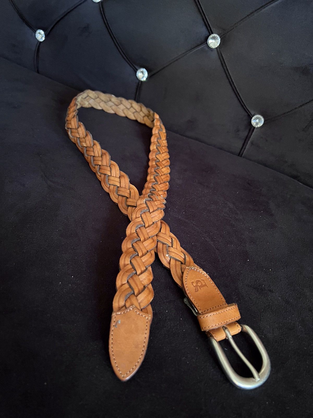 Leather Unbrand Braided Buckle Belt Size ONE SIZE - 6 Thumbnail