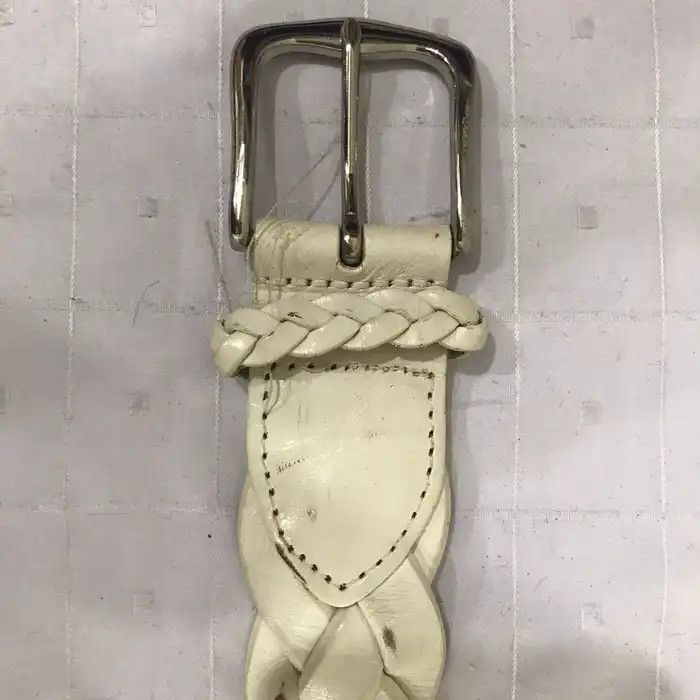Other White Intersect Buckle Belt Size ONE SIZE - 6 Thumbnail