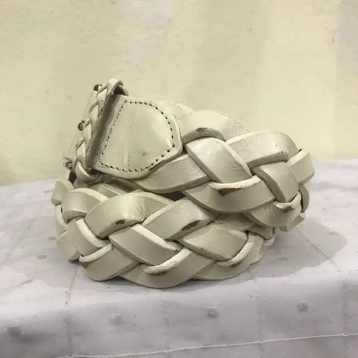 Other White Intersect Buckle Belt Size ONE SIZE - 4 Thumbnail
