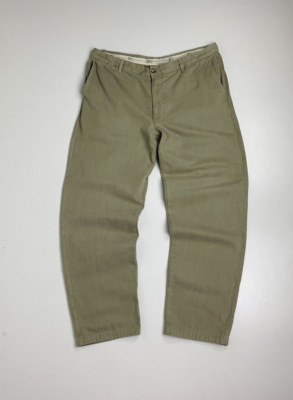 Ermenegildo Zegna Zegna Sport Chino Pants Casual Streetwear Pants Y2K OG Size US 39 - 1 Thumbnail
