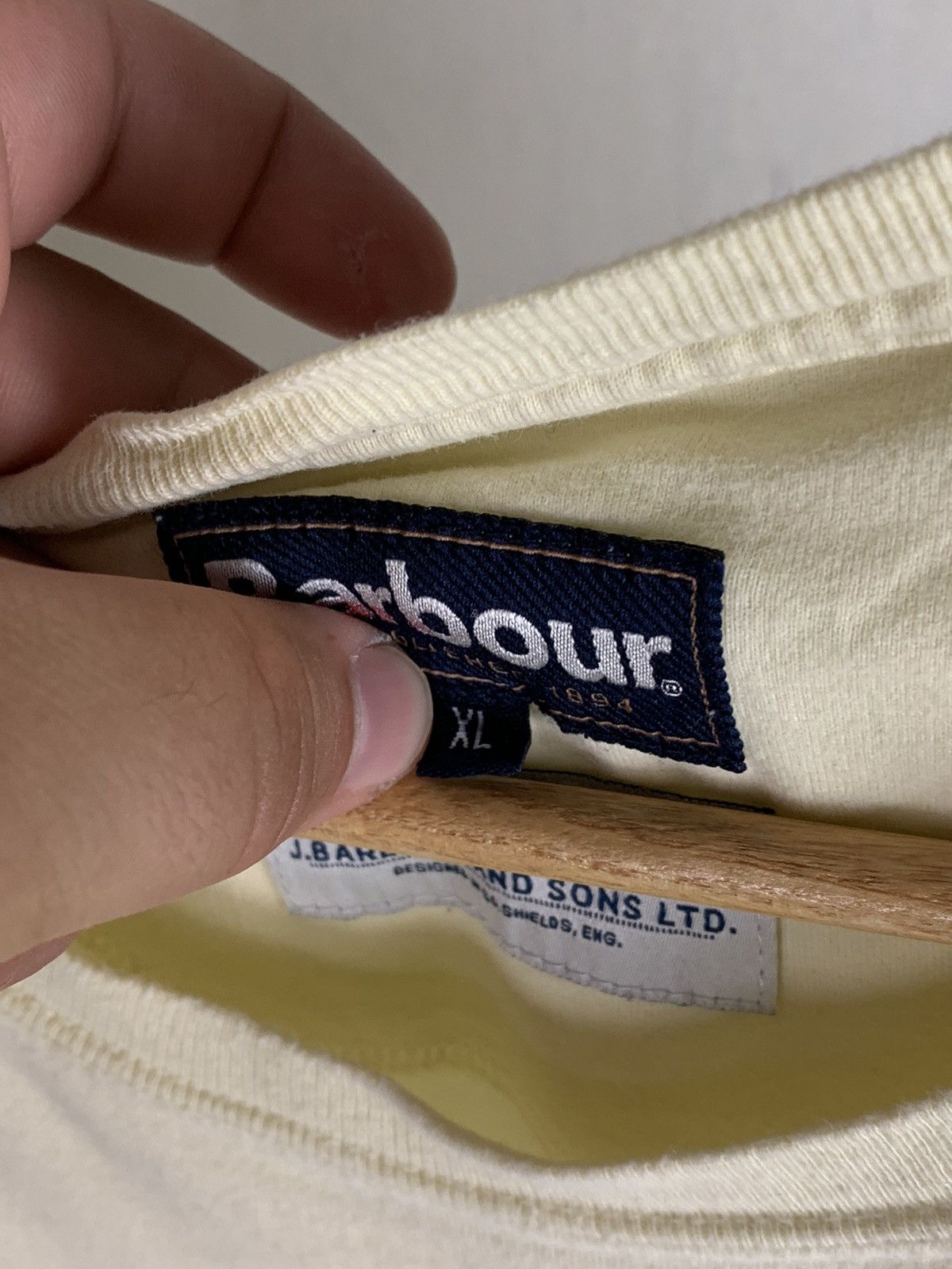 Barbour Barbour Cotton T-Shirt England Brand Barbour Tee Casual XL Size US XL / EU 56 / 4 - 8 Thumbnail