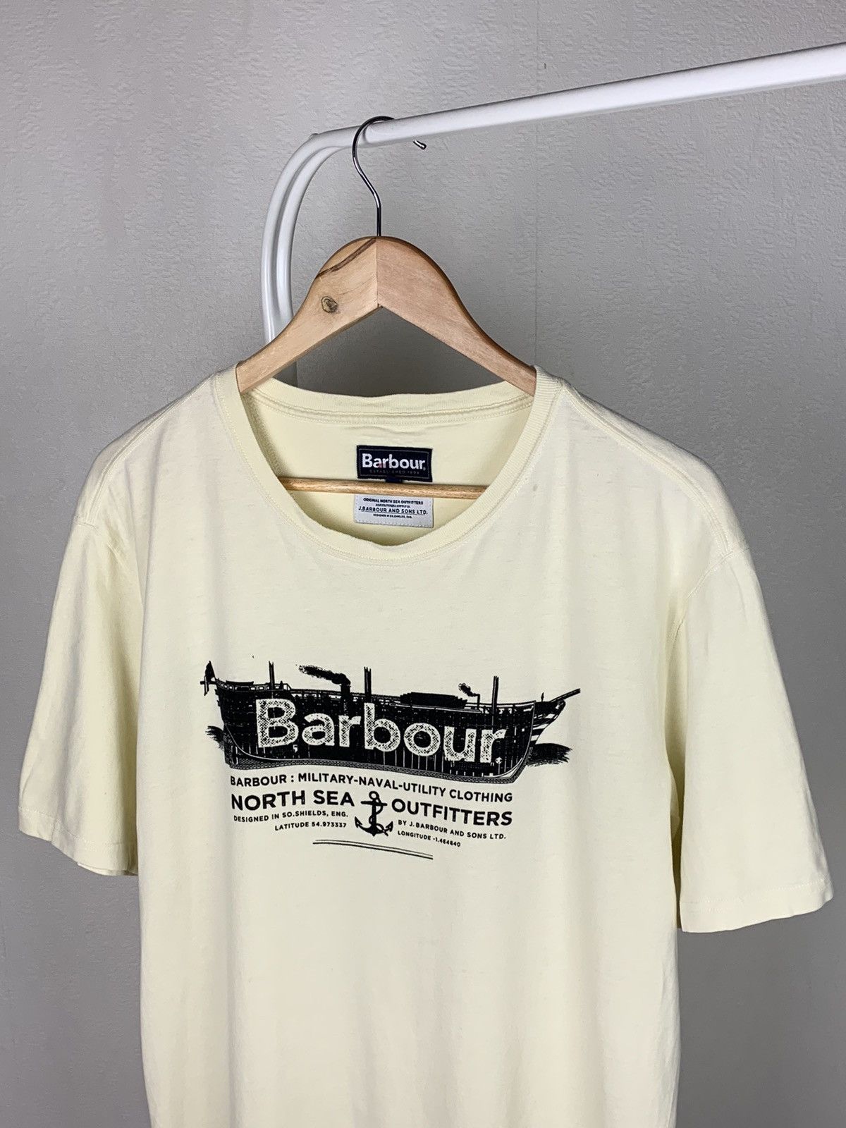 Barbour Barbour Cotton T-Shirt England Brand Barbour Tee Casual XL Size US XL / EU 56 / 4 - 2 Thumbnail
