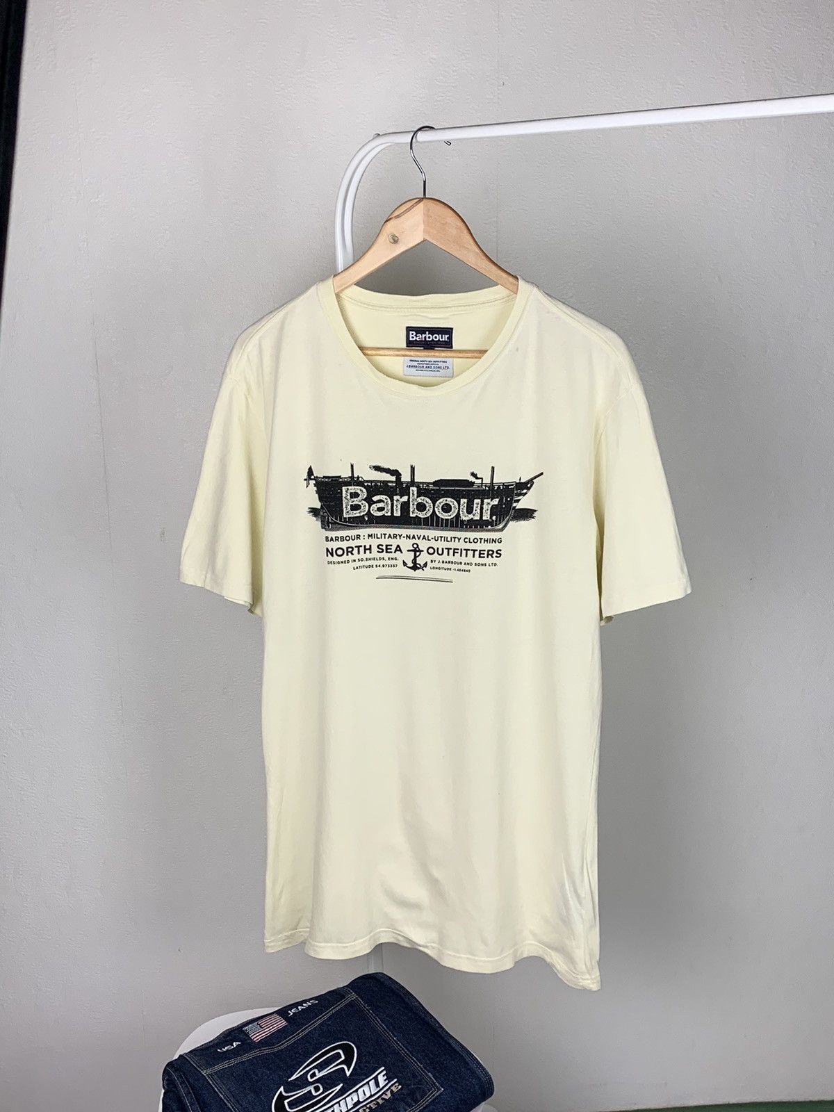 Barbour Barbour Cotton T-Shirt England Brand Barbour Tee Casual XL Size US XL / EU 56 / 4 - 1 Thumbnail
