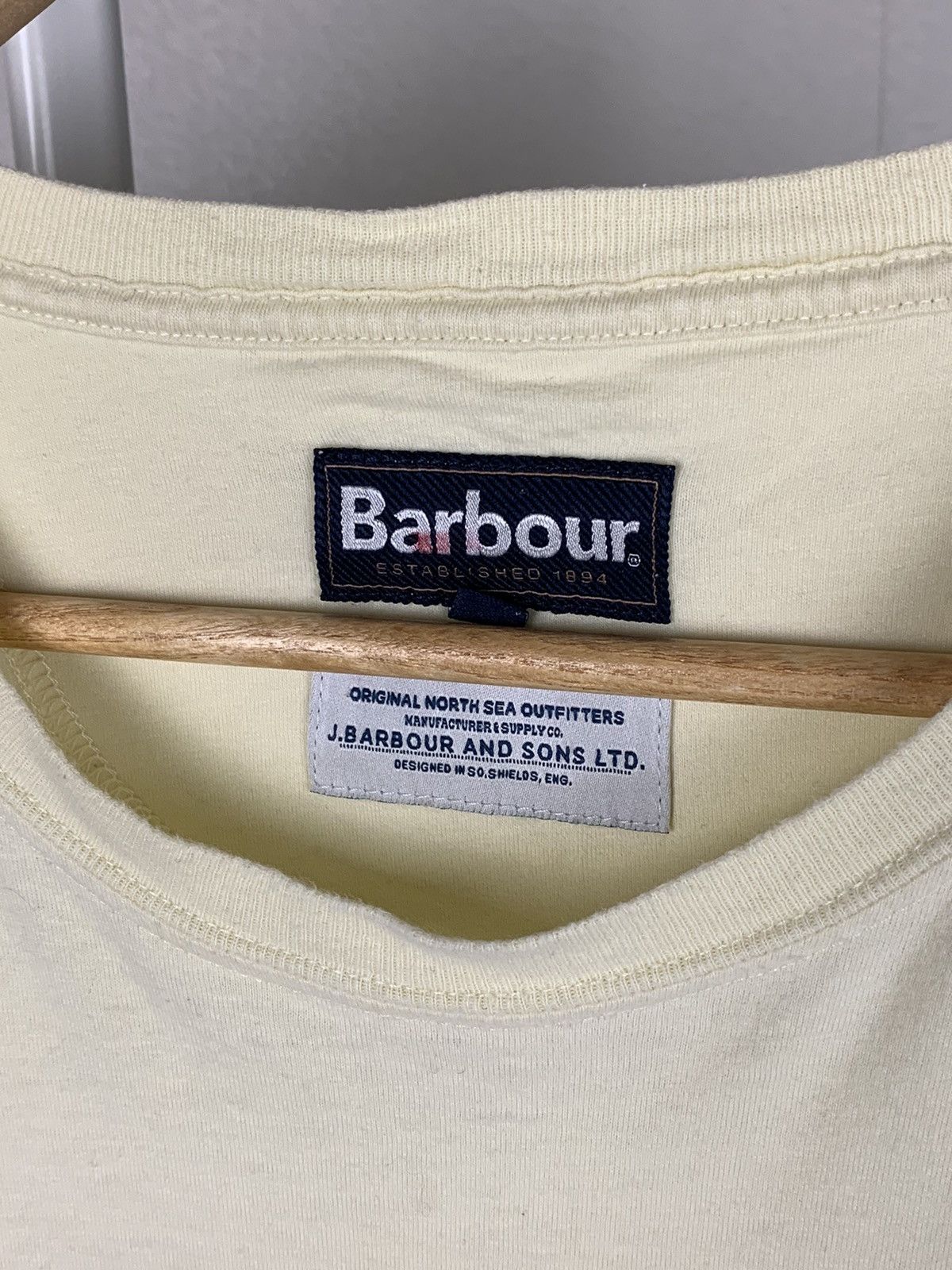 Barbour Barbour Cotton T-Shirt England Brand Barbour Tee Casual XL Size US XL / EU 56 / 4 - 5 Thumbnail