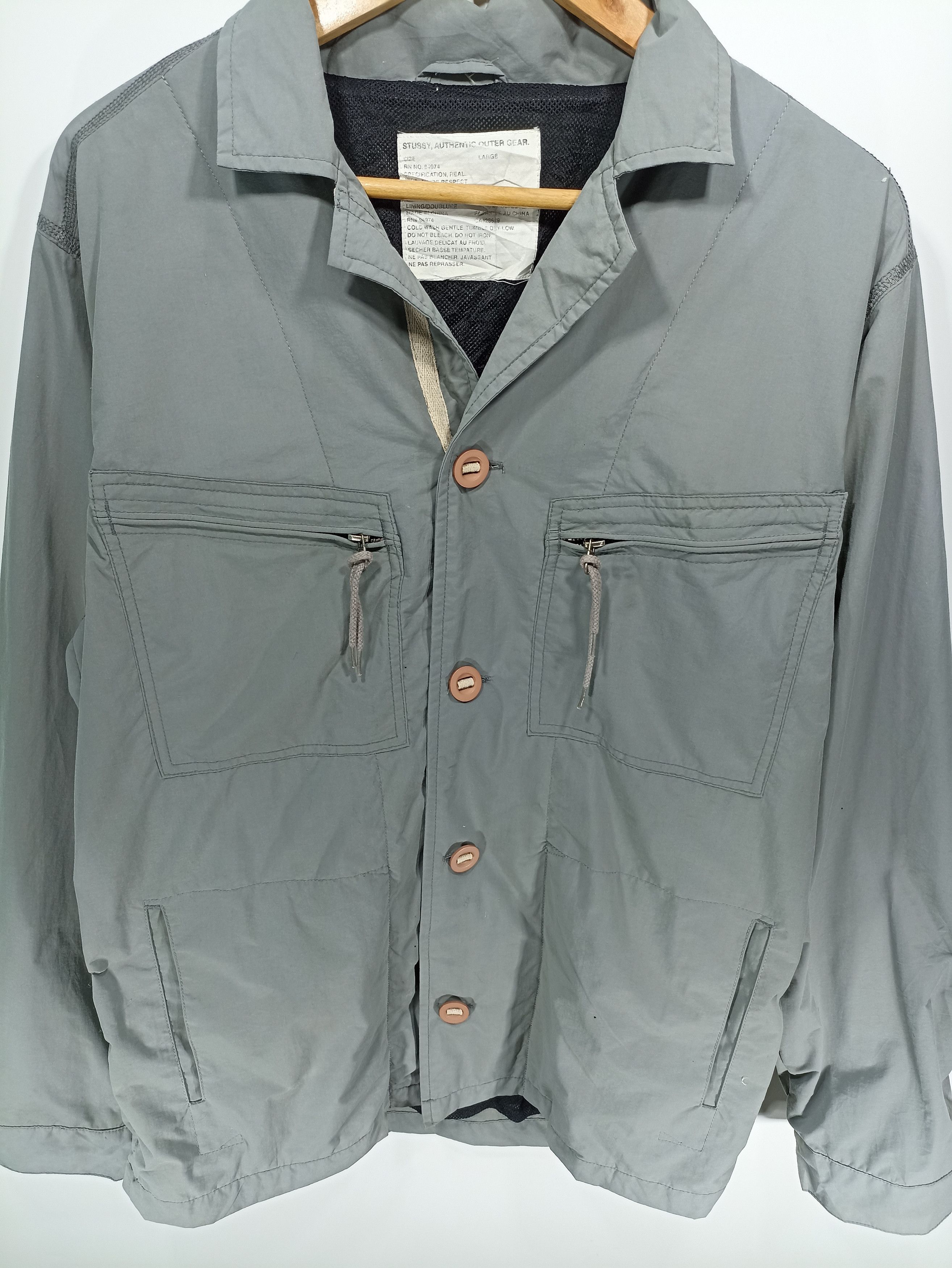 Stussy Vintage Stussy Button Jacket Size US M / EU 48-50 / 2 - 2 Thumbnail