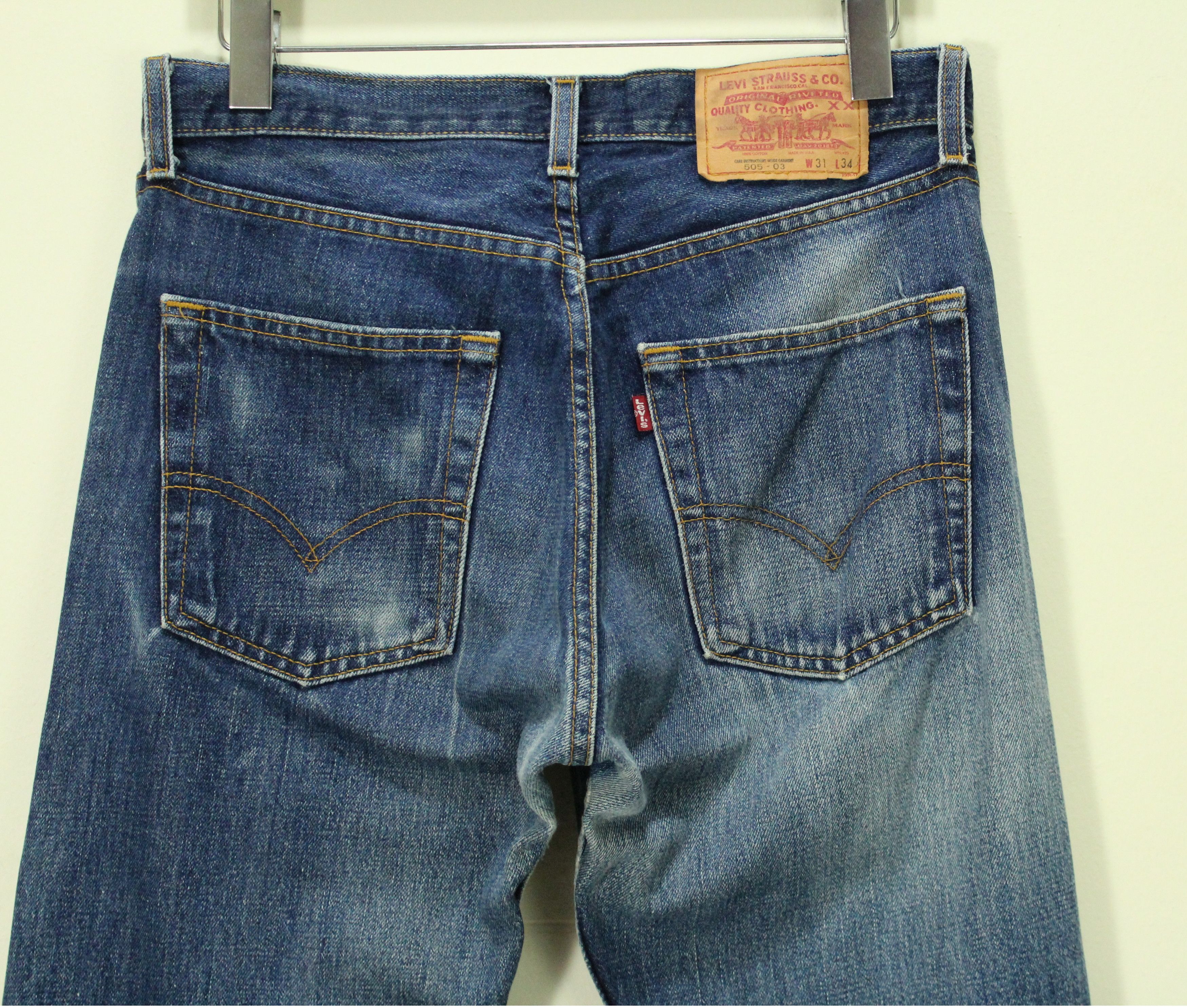 Levi's Vintage 2000 LEVIS 505 Jeans Vtg Levi's Jeans Size US 31 - 10 Thumbnail