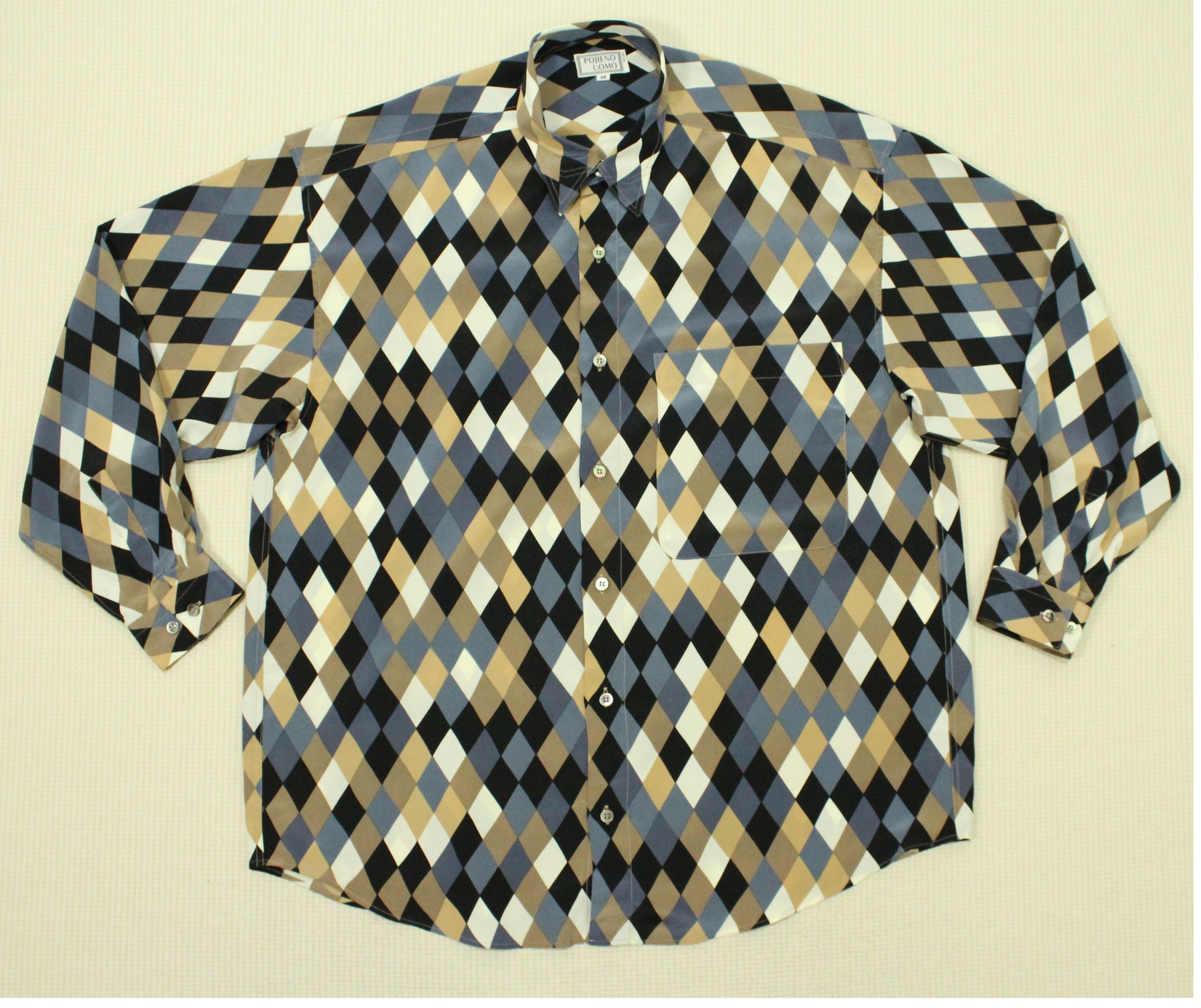 Japanese Brand DIGITAL STYLE 🔥 Shirt Button Down Multicolor Made In Japan Size US M / EU 48-50 / 2 - 4 Thumbnail