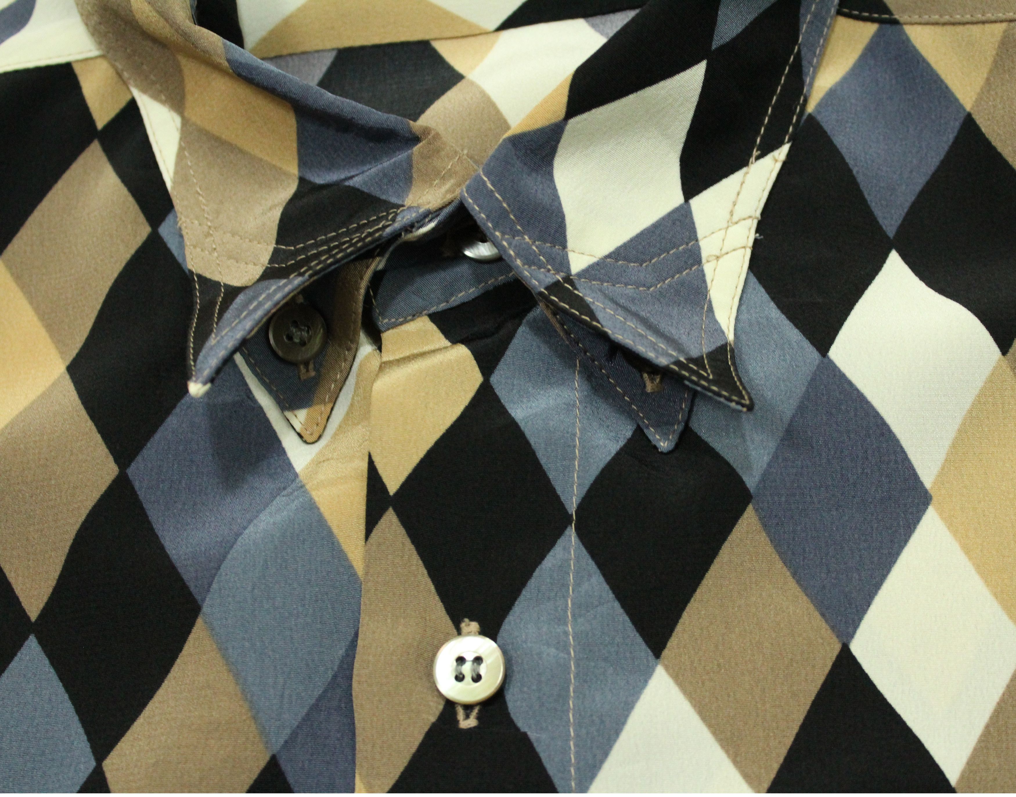 Japanese Brand DIGITAL STYLE 🔥 Shirt Button Down Multicolor Made In Japan Size US M / EU 48-50 / 2 - 8 Thumbnail