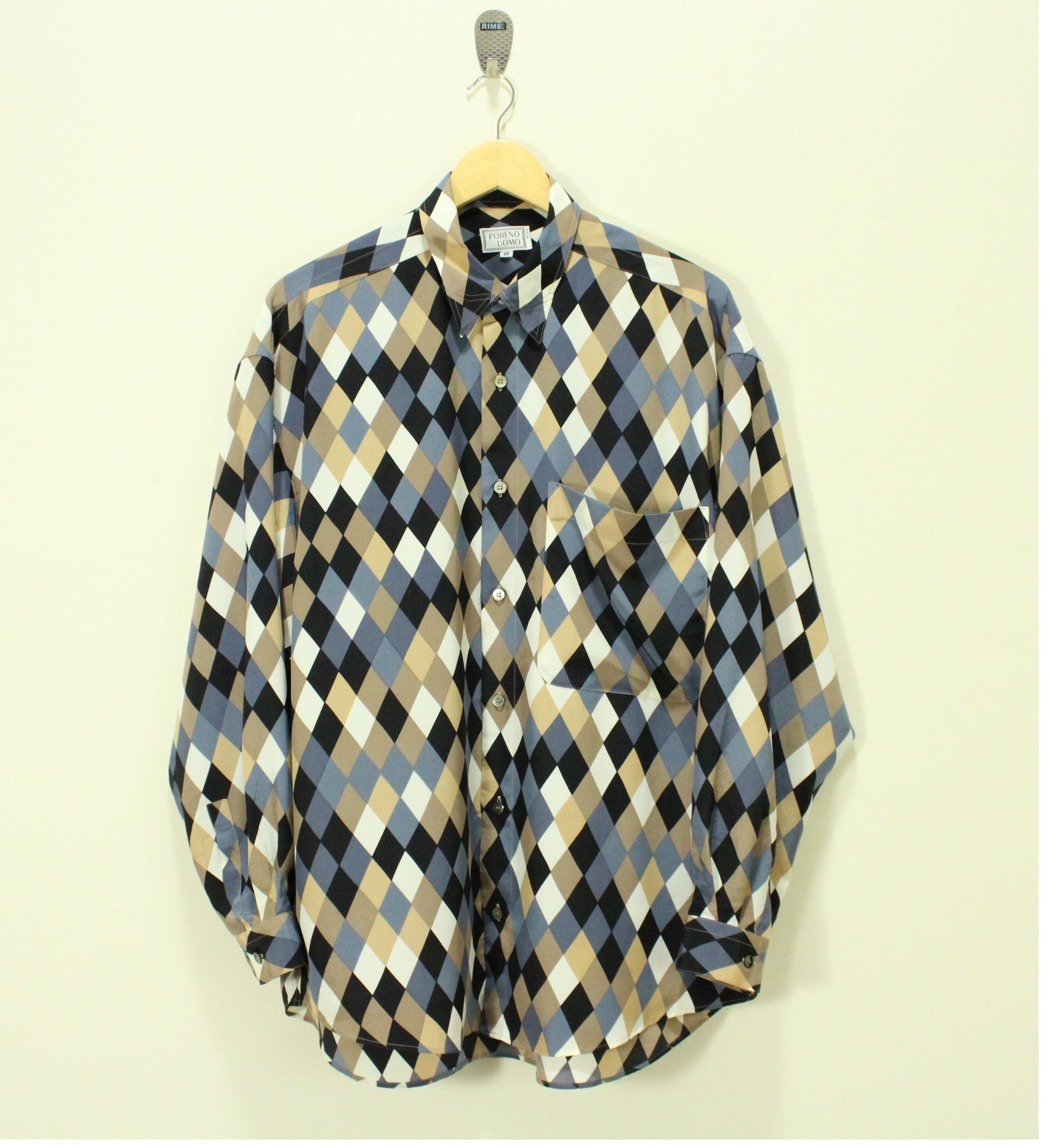 Japanese Brand DIGITAL STYLE 🔥 Shirt Button Down Multicolor Made In Japan Size US M / EU 48-50 / 2 - 1 Thumbnail