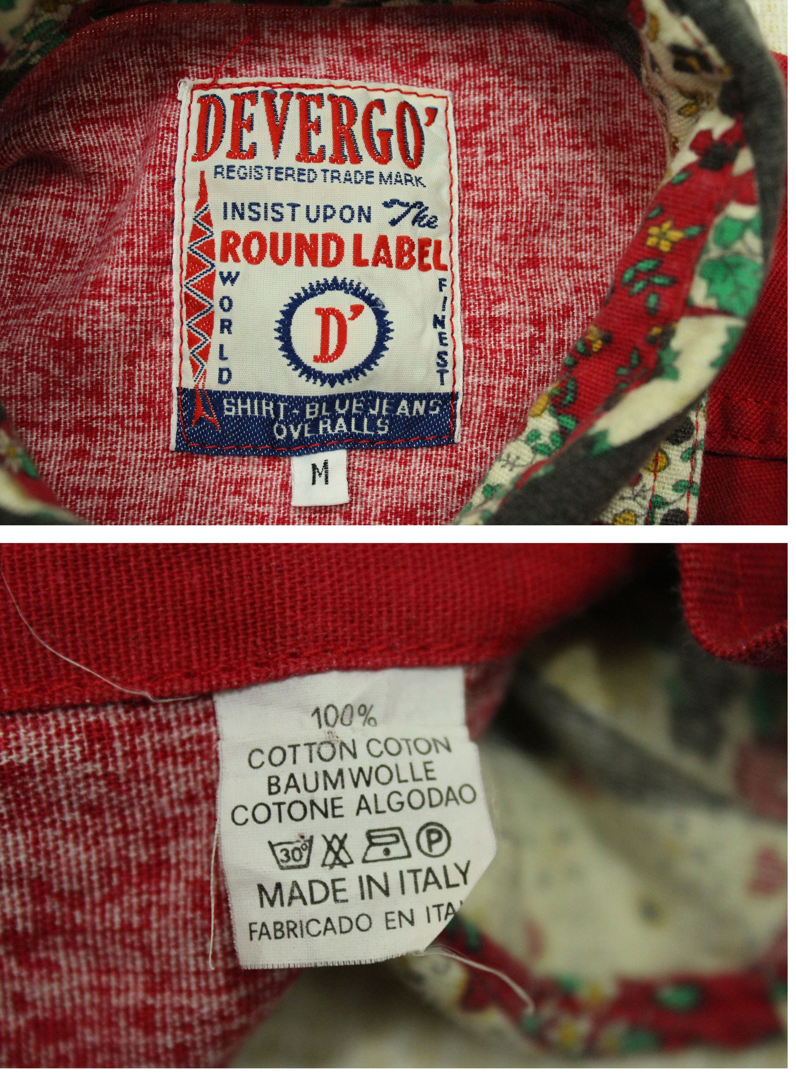Designer × Vintage SICK 🔥 DEVERGO Shirt Western Retro Style Vintage Italy Made Size US M / EU 48-50 / 2 - 11 Thumbnail