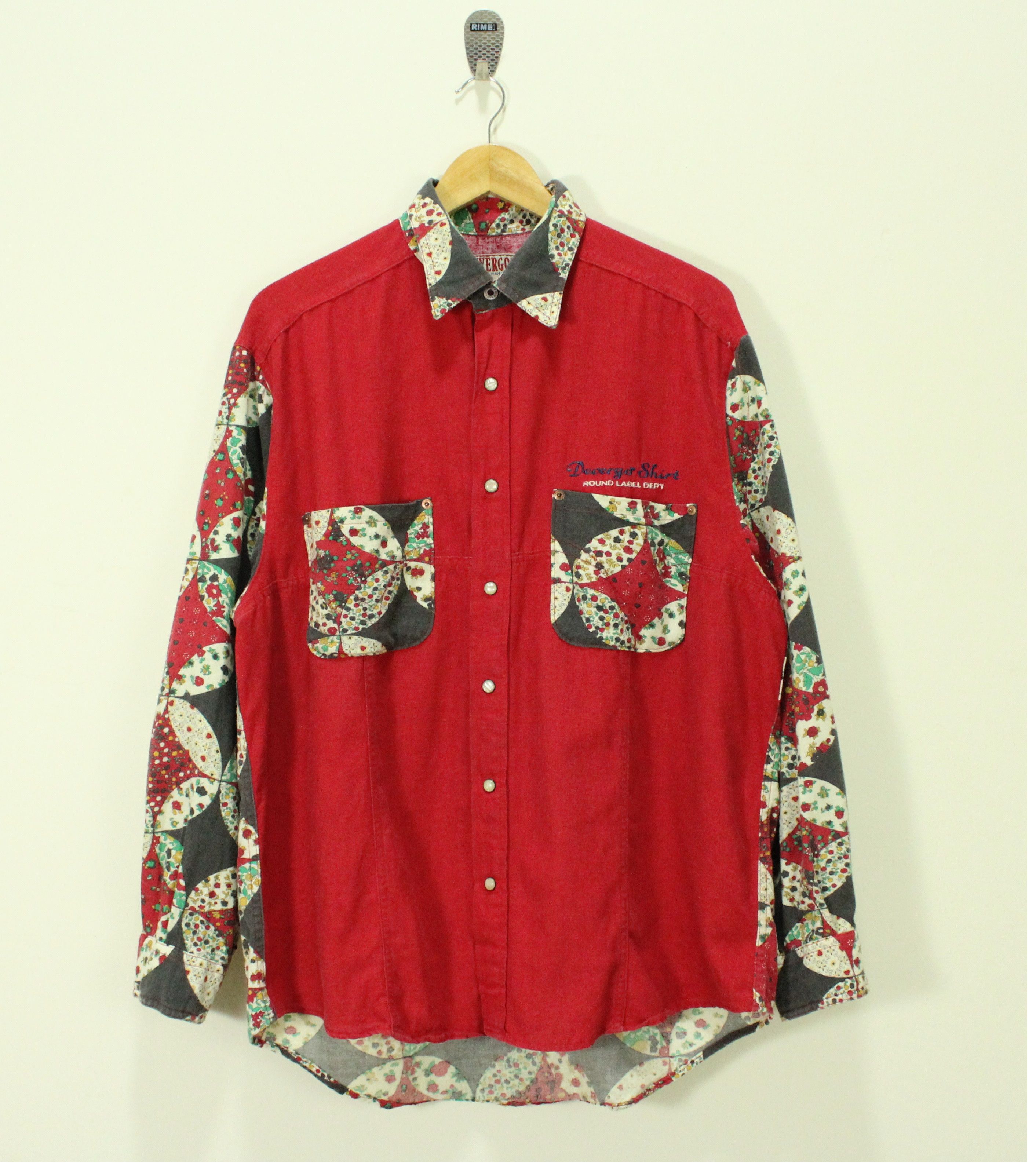 Designer × Vintage SICK 🔥 DEVERGO Shirt Western Retro Style Vintage Italy Made Size US M / EU 48-50 / 2 - 2 Thumbnail