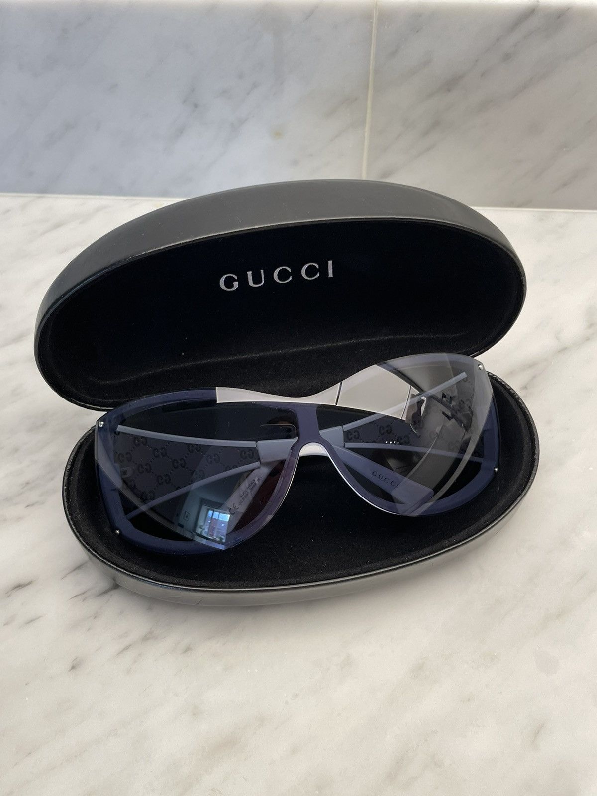 Gucci Gucci monogram sunglasses gg 2830 logo mask sunglasses Tom Size ONE SIZE - 10 Thumbnail