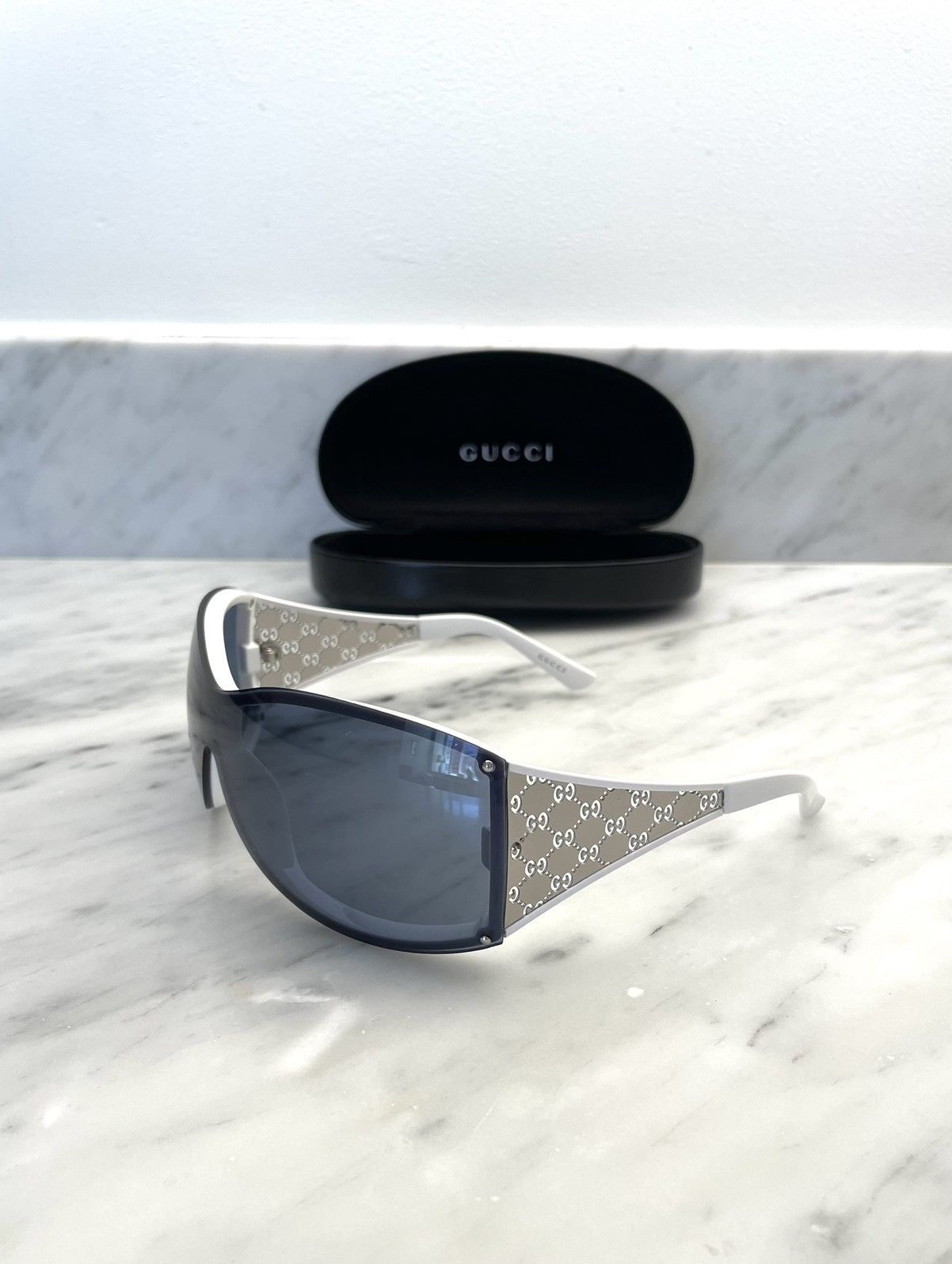 Gucci Gucci monogram sunglasses gg 2830 logo mask sunglasses Tom Size ONE SIZE - 1 Thumbnail