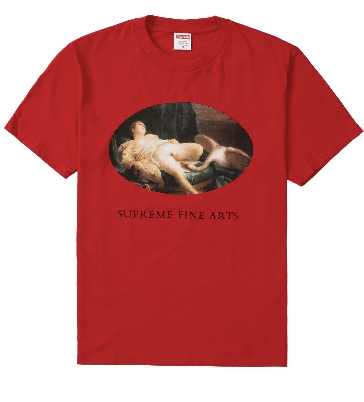 image of Supreme Leda And The Swan in Red, Men's (Size XL)