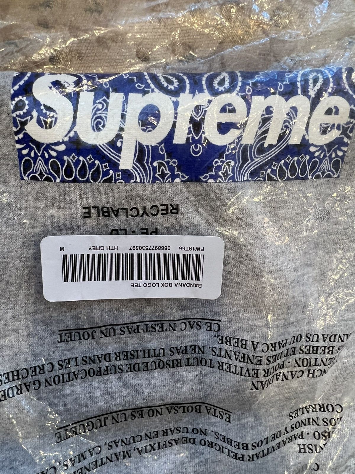 Supreme Supreme bandana box logo tee | Grailed