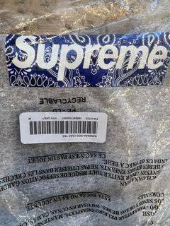 Supreme Bandana Box Logo Tee Heather Grey