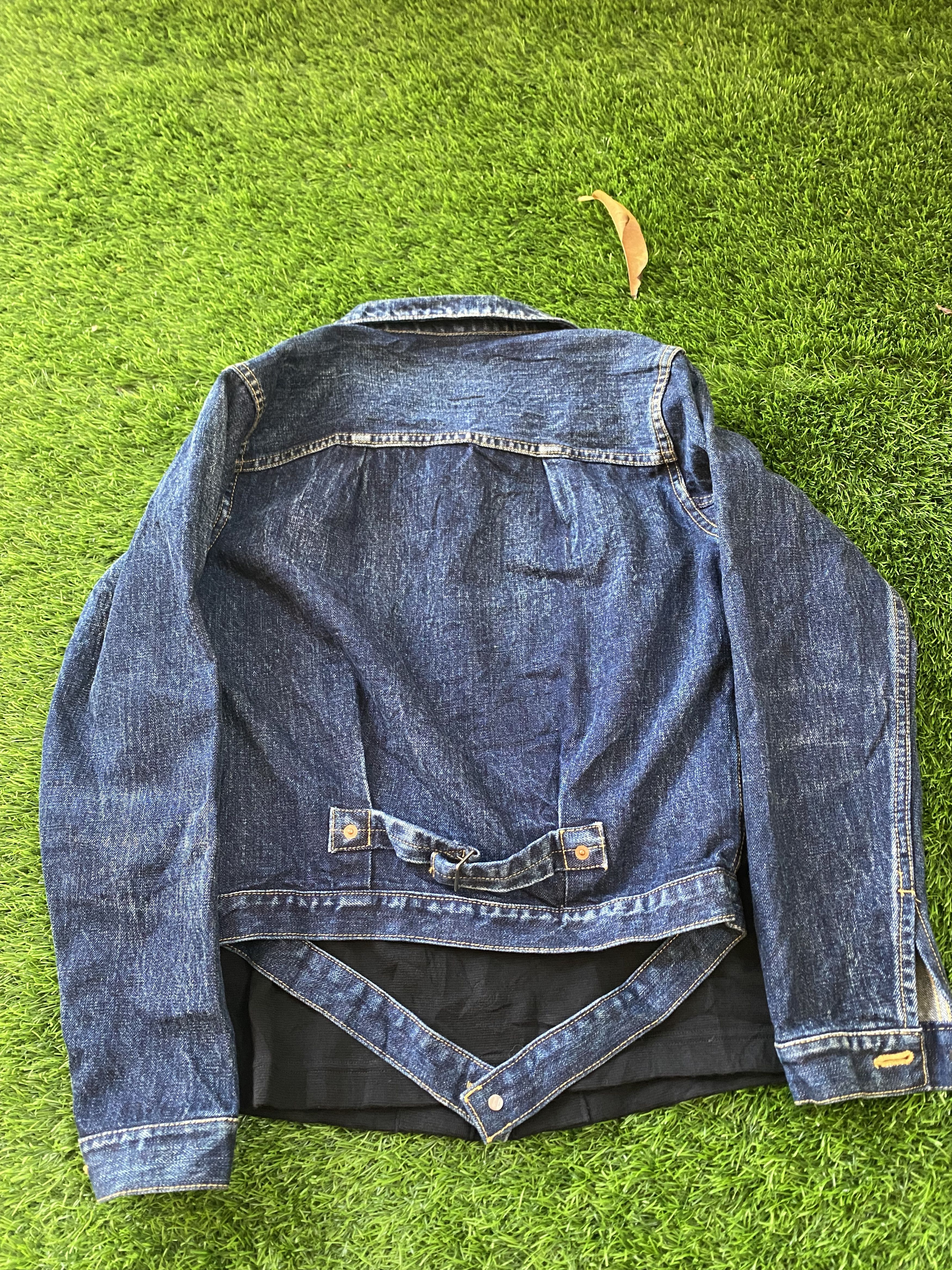 Yohji Yamamoto FW02 Yohji Yamamoto Denim Selvedge Runway Jacket Size US S / EU 44-46 / 1 - 2 Thumbnail