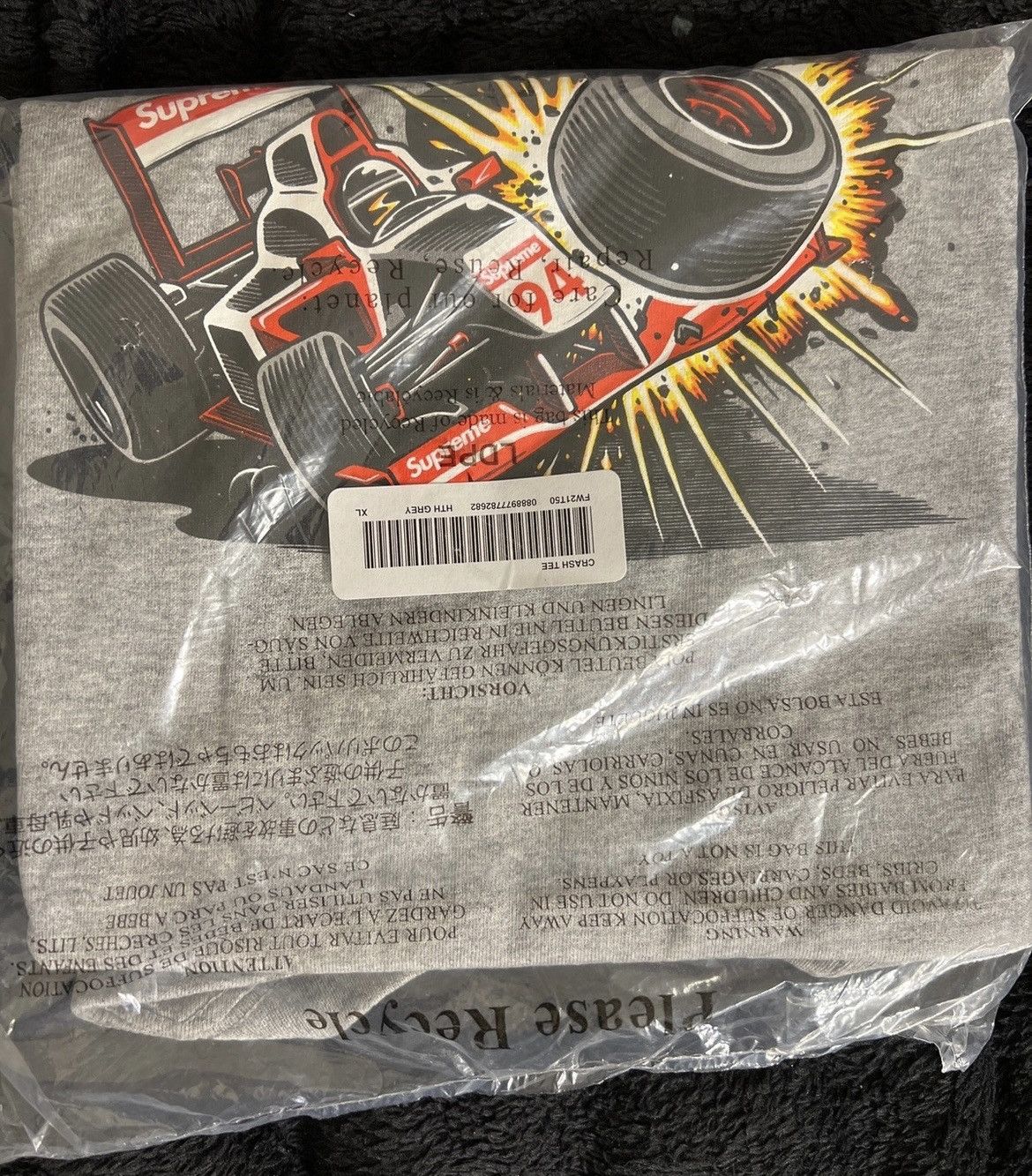Supreme Supreme crash tee Size US XL / EU 56 / 4 - 2 Thumbnail