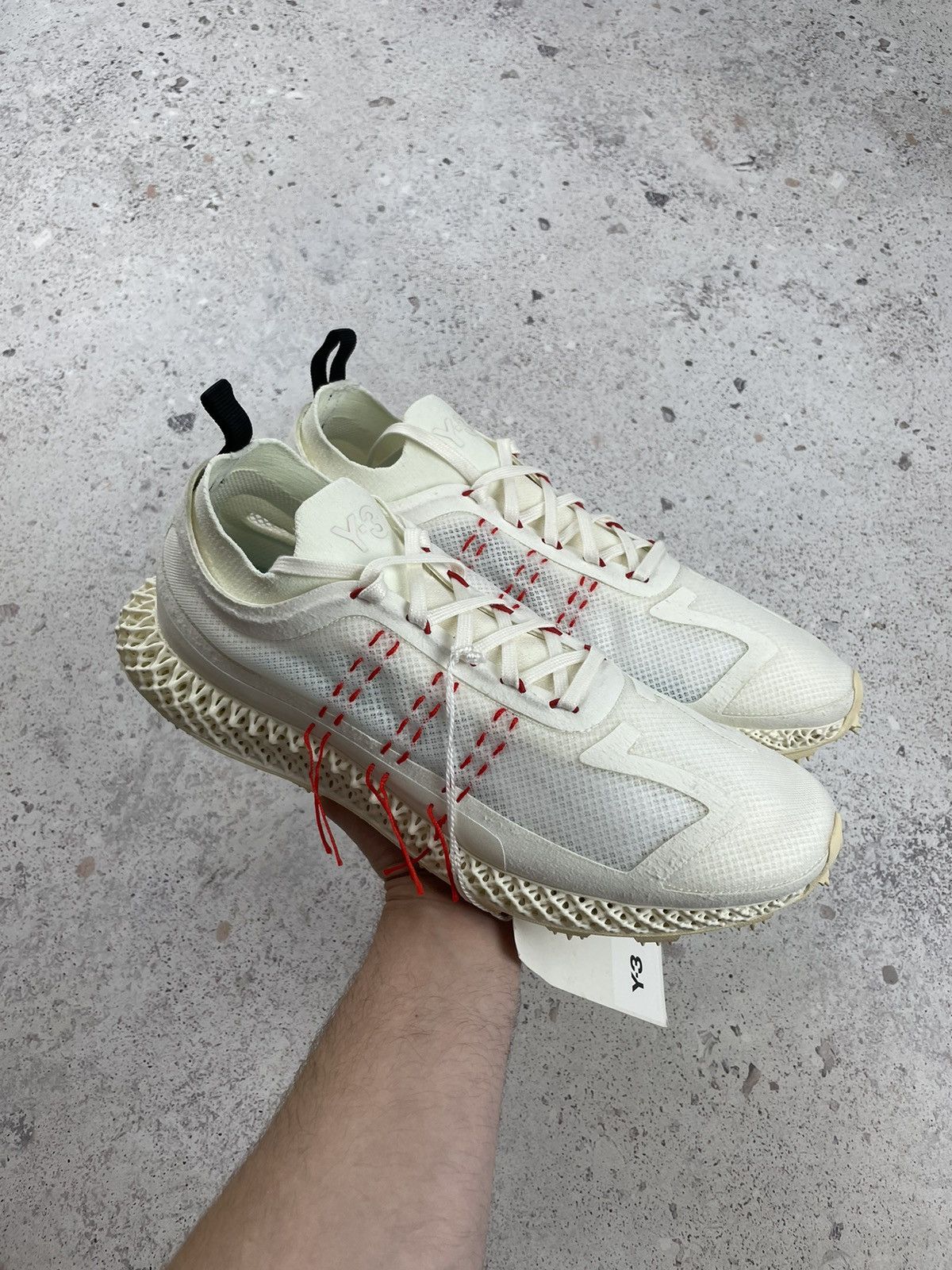 image of Adidas Y-3 Yohji Yamamoto 4D Runner Halo Beige Japan Y2K Shoes, Men's (Size 11)