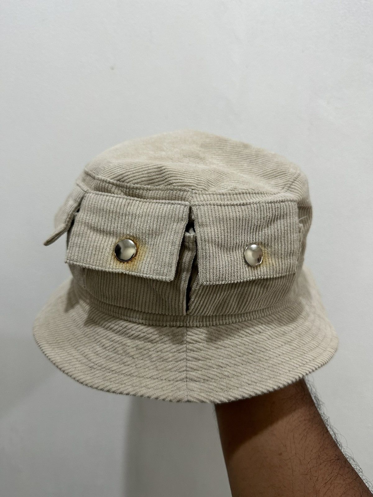 image of Rare Lot Of Pocket Hat in Cream, Men's