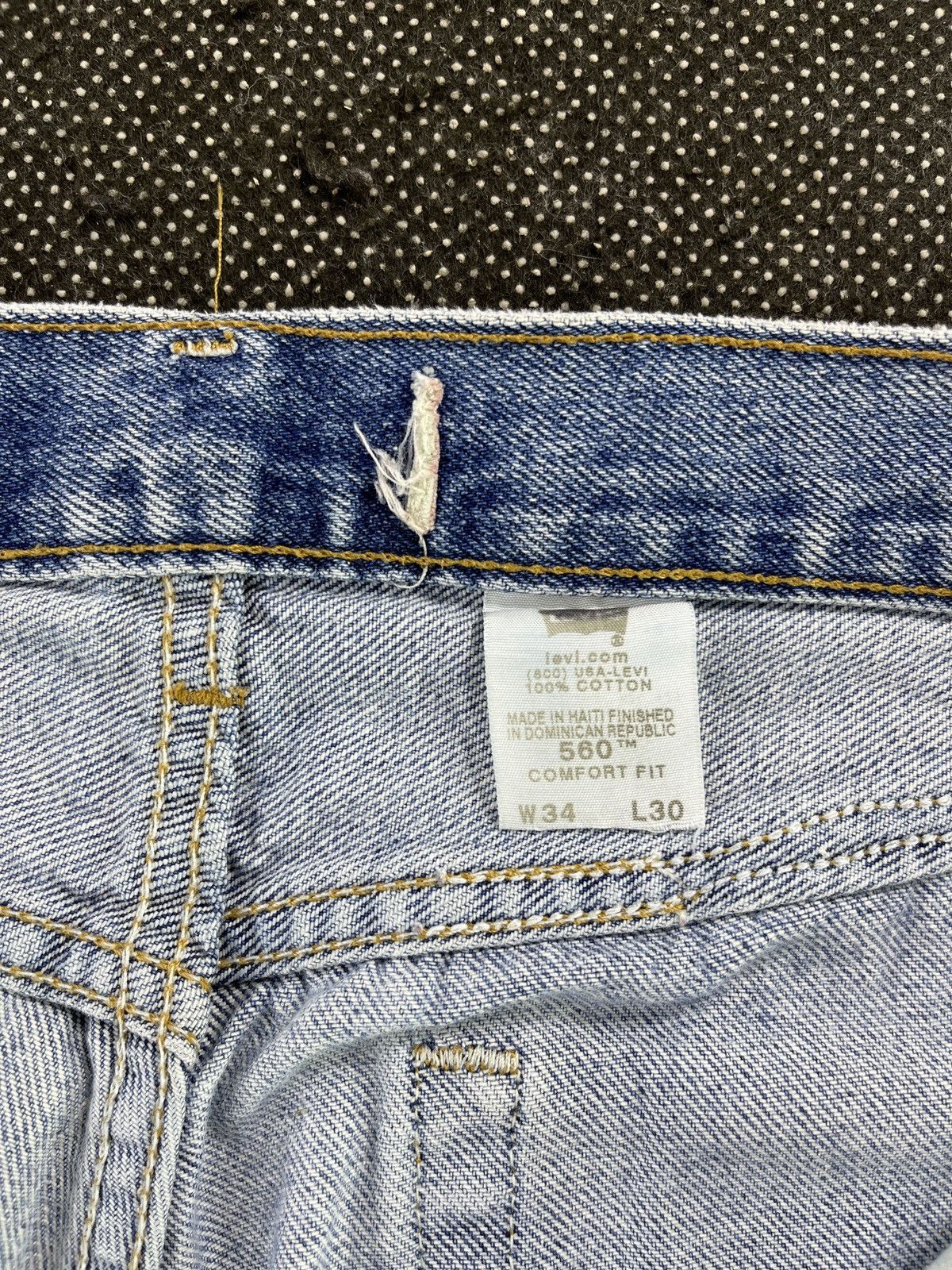 Levi's Vintage Levis 560 Jeans - J128 Size US 34 / EU 50 - 6 Thumbnail