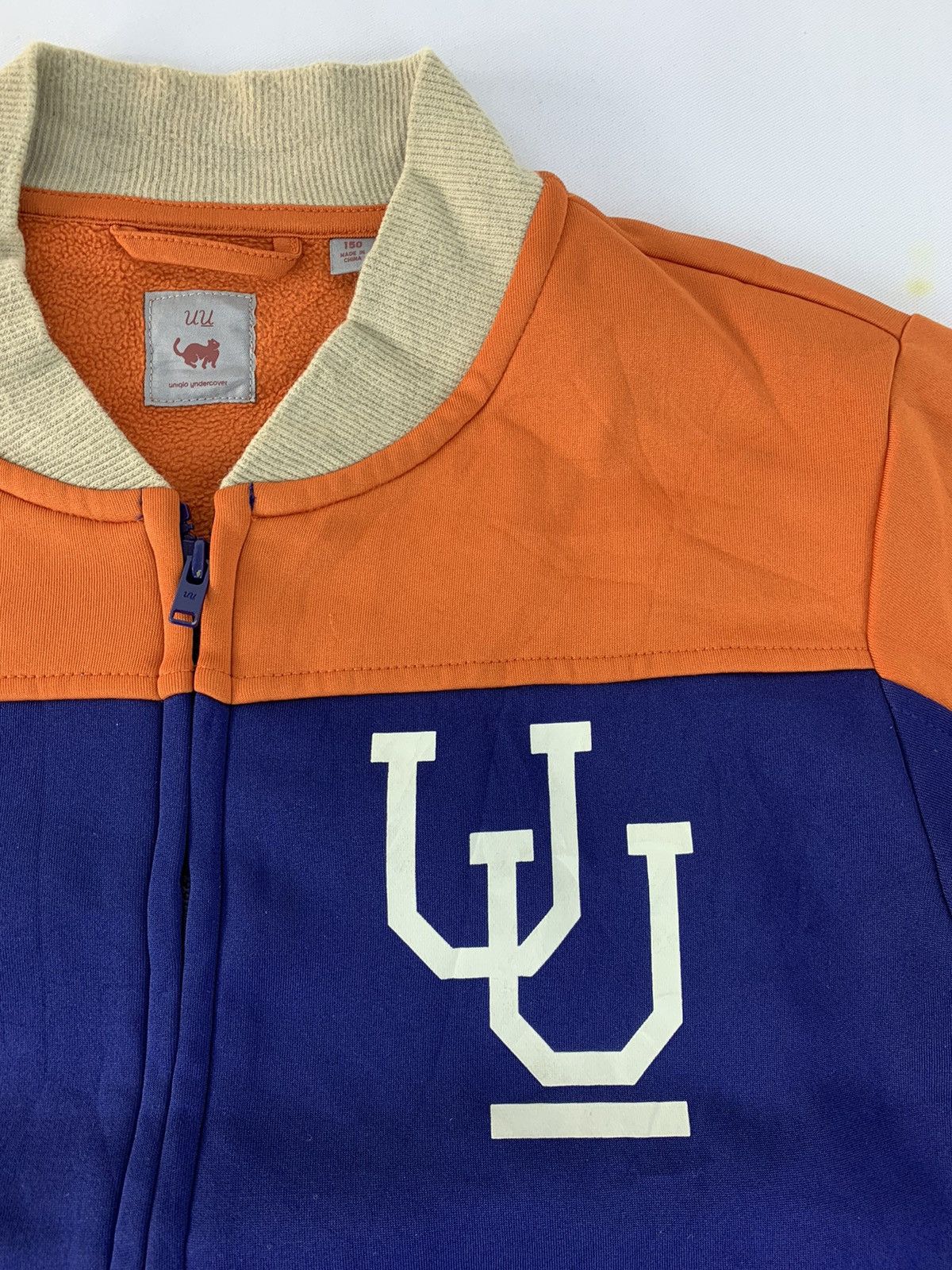 Japanese Brand Uniqlo X Undercover Two Tone Colour Sweater Jacket Big Logo Size US S / EU 44-46 / 1 - 4 Thumbnail