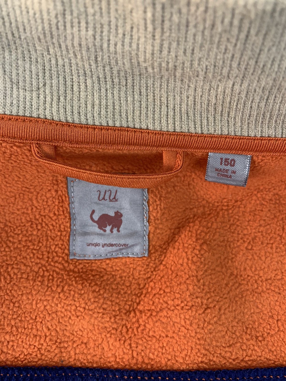 Japanese Brand Uniqlo X Undercover Two Tone Colour Sweater Jacket Big Logo Size US S / EU 44-46 / 1 - 8 Thumbnail