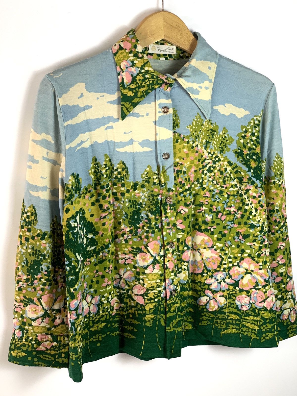 Rossella tokyo aoyama print shirt rayon