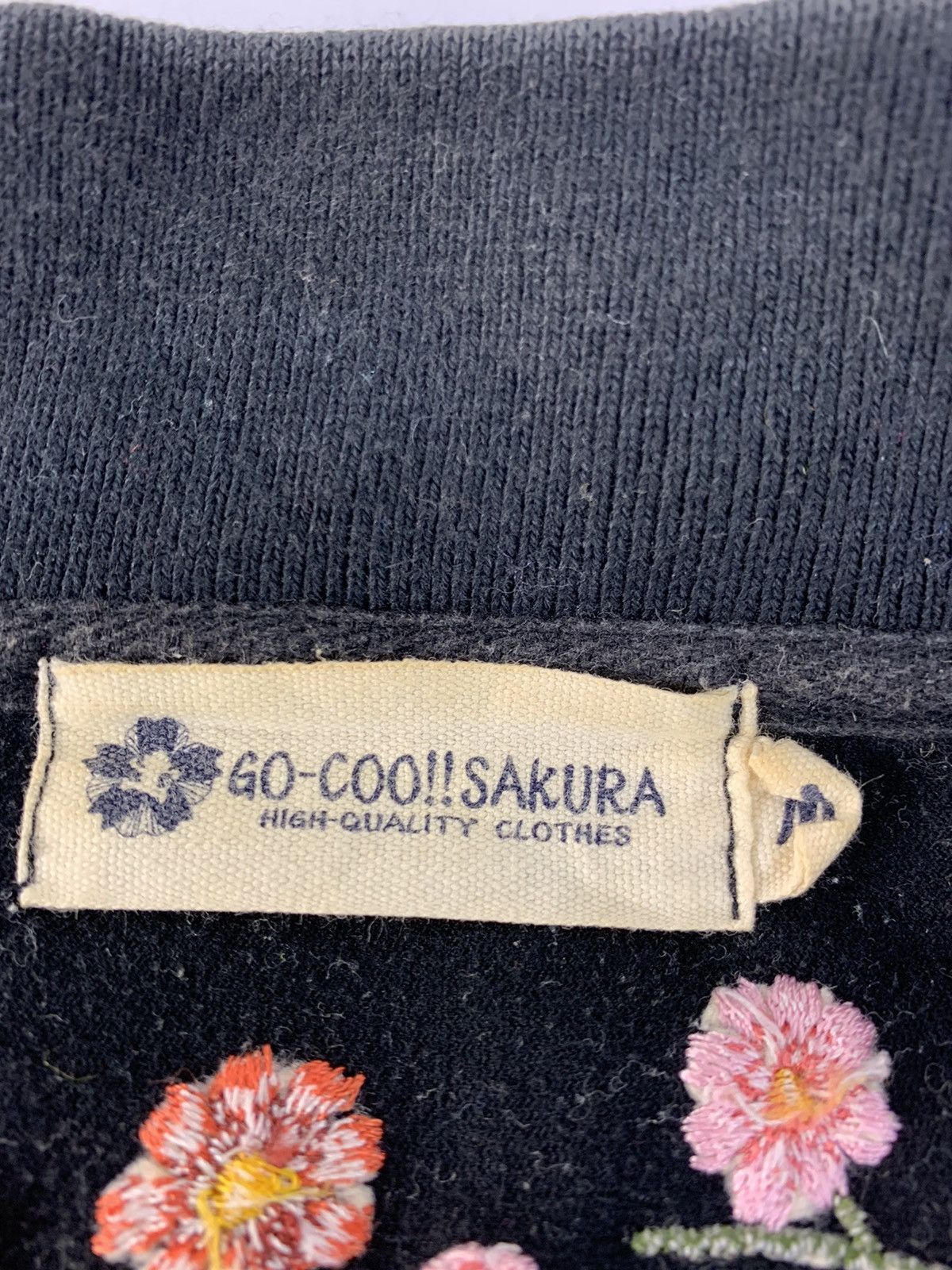 Japanese Brand Go Goo Coo Sakura Jacket Embroidery Floral Logo Size US M / EU 48-50 / 2 - 8 Thumbnail