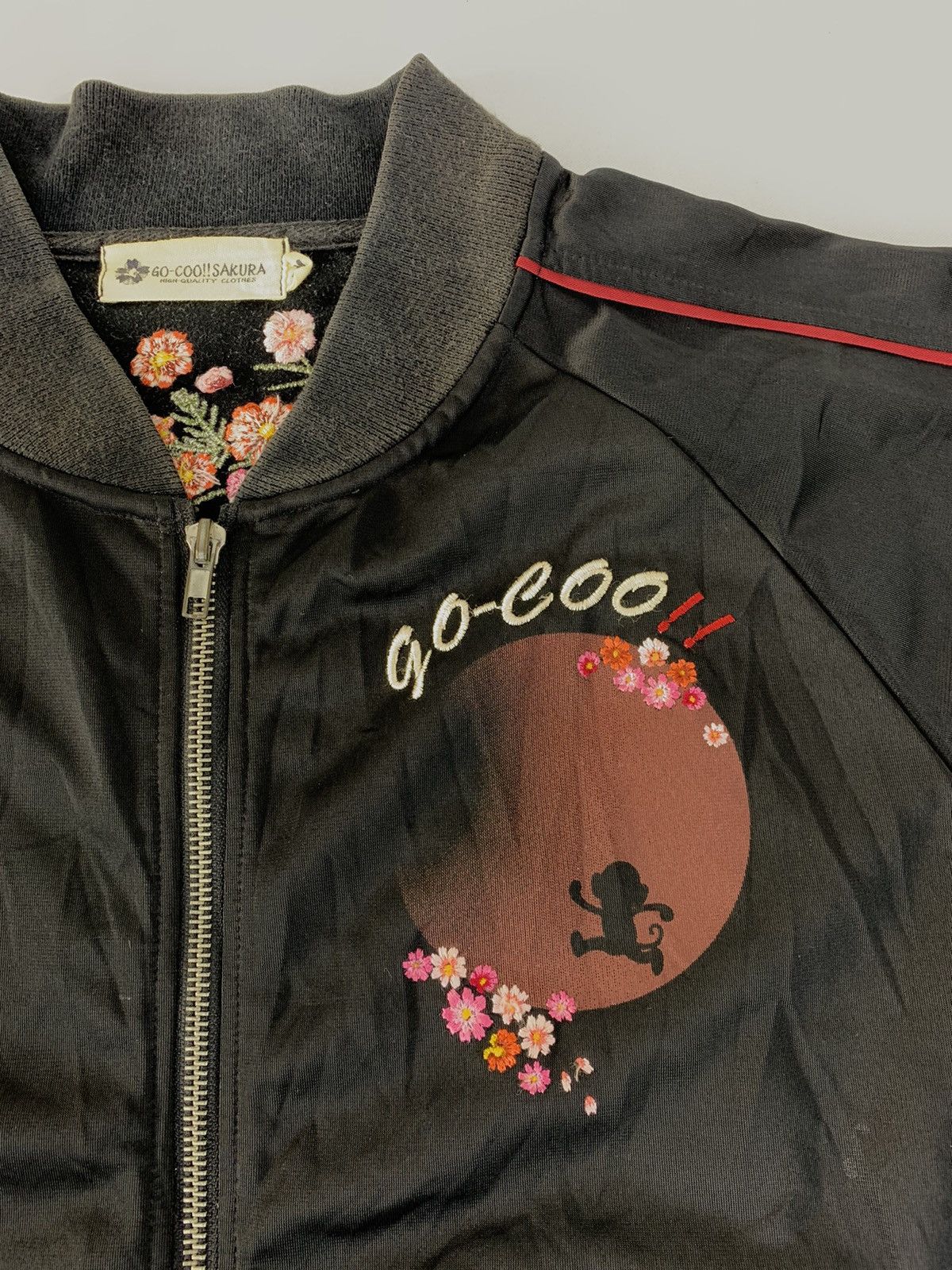 Japanese Brand Go Goo Coo Sakura Jacket Embroidery Floral Logo Size US M / EU 48-50 / 2 - 4 Thumbnail