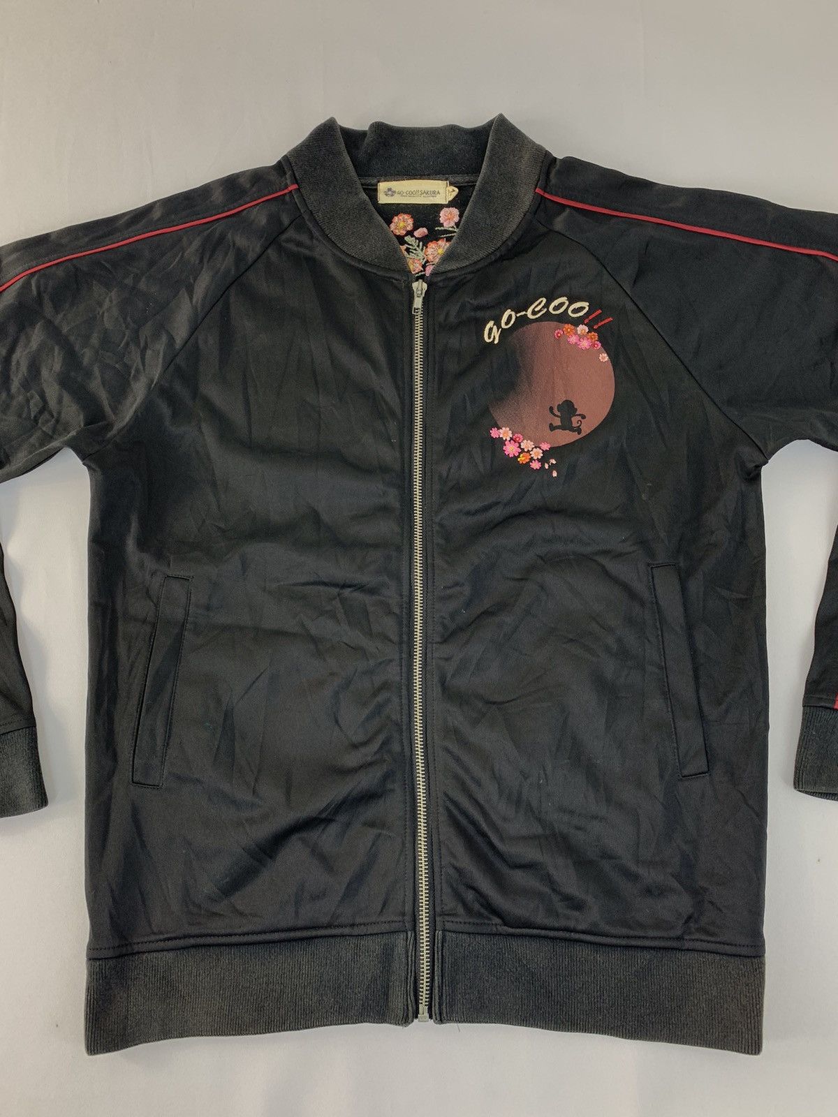 Japanese Brand Go Goo Coo Sakura Jacket Embroidery Floral Logo Size US M / EU 48-50 / 2 - 3 Thumbnail